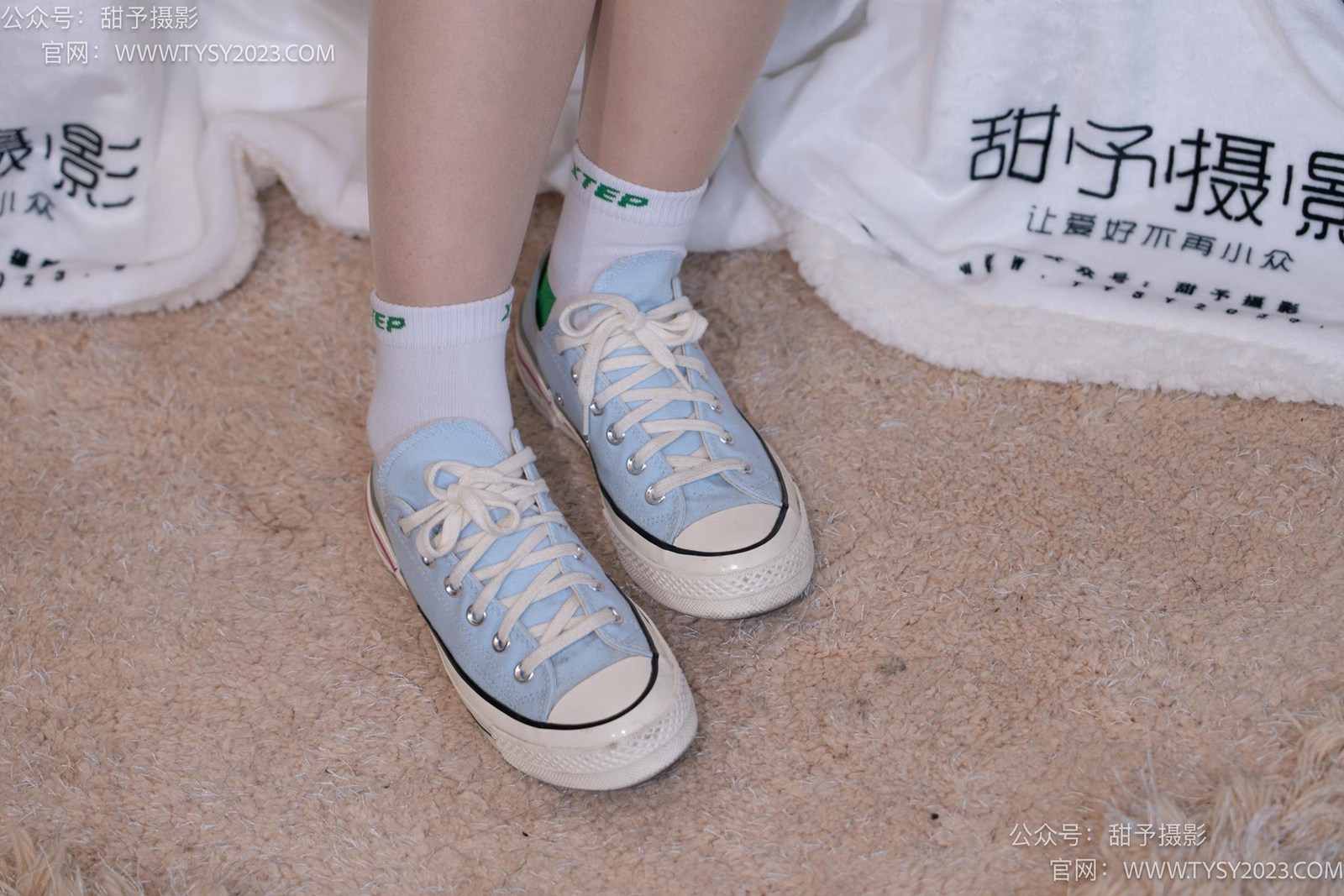 图片[33]-甜予摄影 NO.035 栗栗-帆布鞋、白棉袜、肉丝[128P] – 速更版-美库