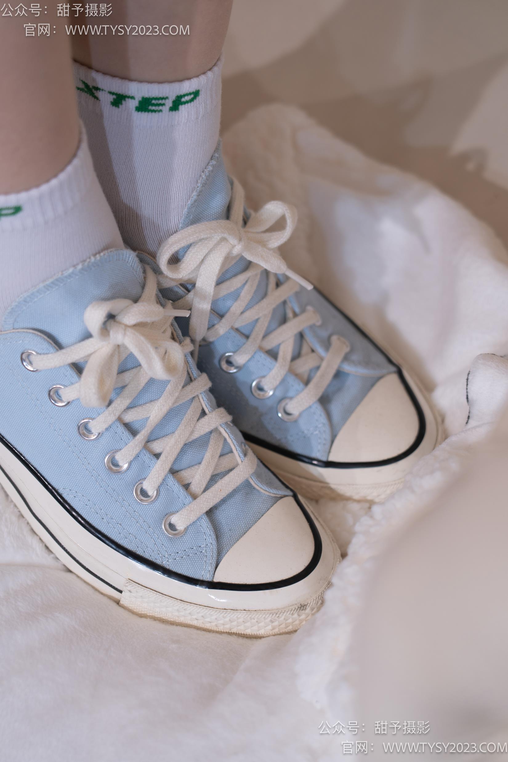 图片[43]-甜予摄影 NO.035 栗栗-帆布鞋、白棉袜、肉丝[128P] – 速更版-美库