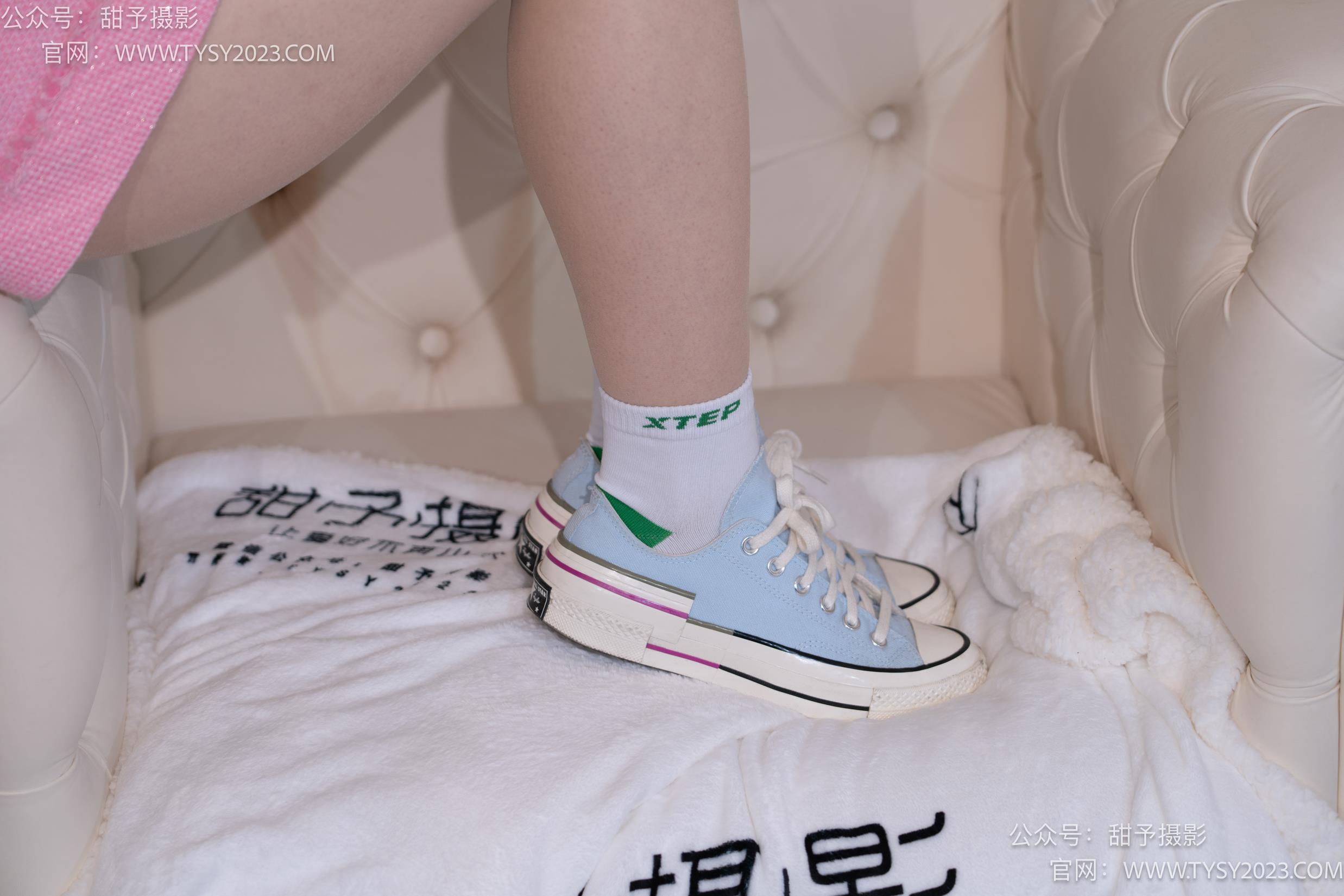 图片[46]-甜予摄影 NO.035 栗栗-帆布鞋、白棉袜、肉丝[128P] – 速更版-美库