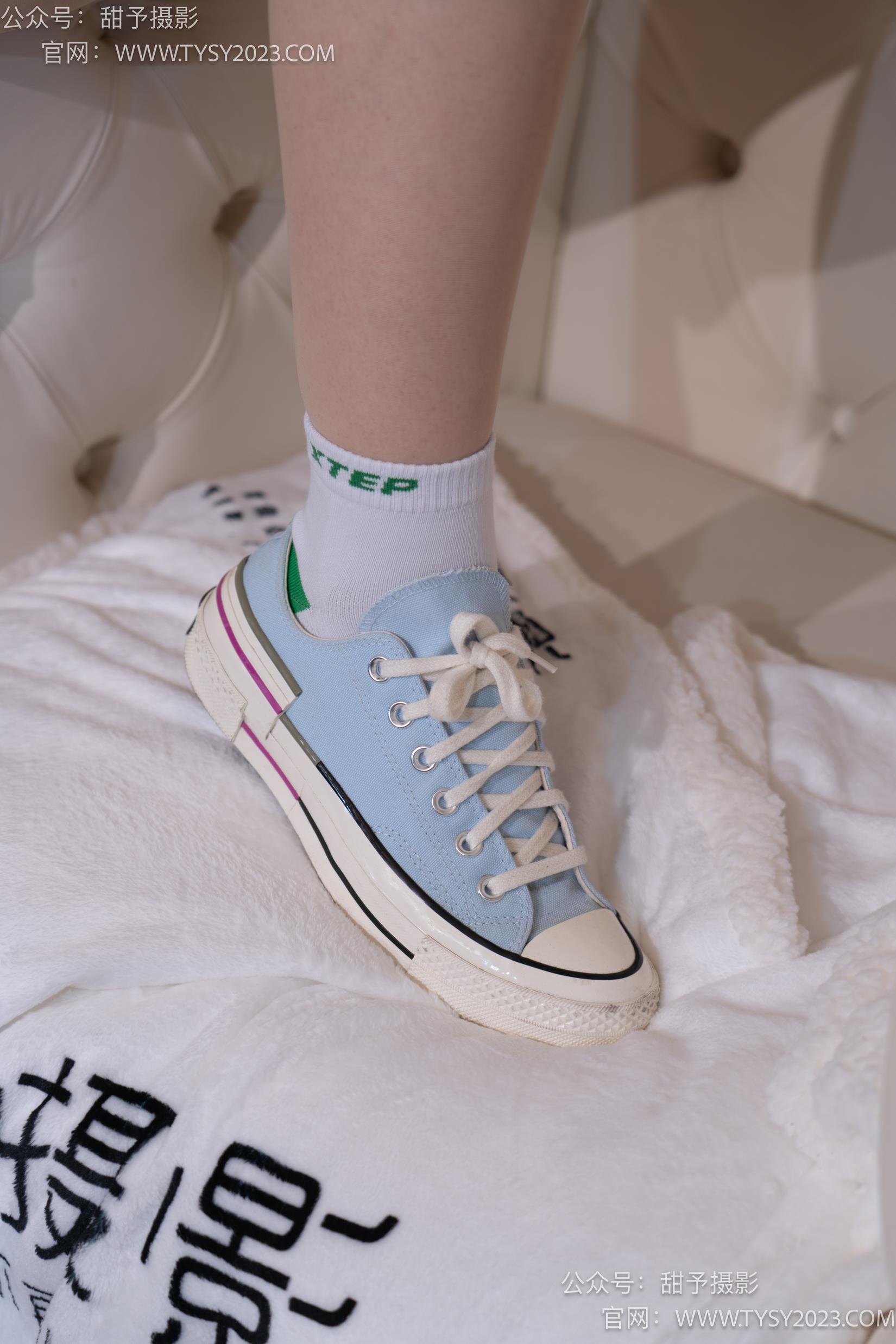 图片[49]-甜予摄影 NO.035 栗栗-帆布鞋、白棉袜、肉丝[128P] – 速更版-美库