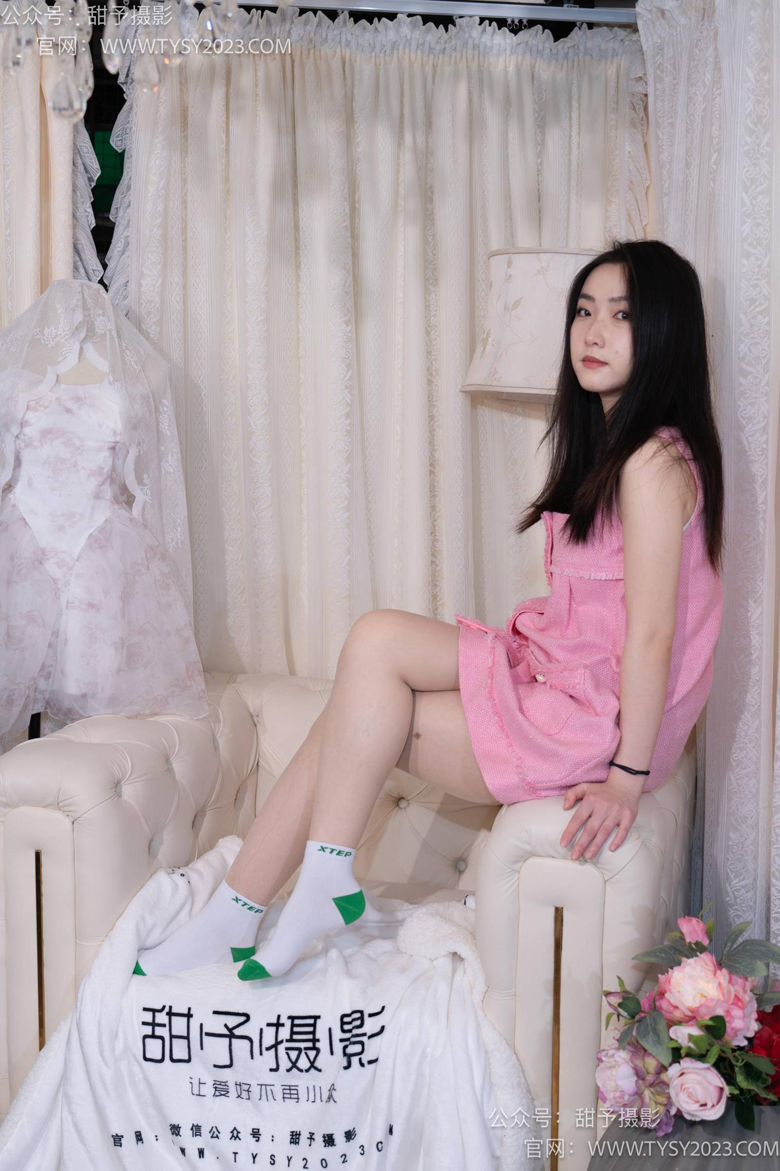 图片[63]-甜予摄影 NO.035 栗栗-帆布鞋、白棉袜、肉丝[128P] – 速更版-美库