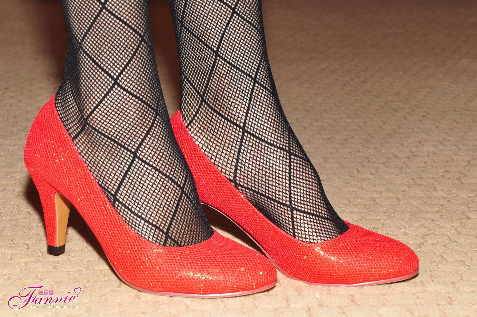 图片[33]-Fannie芬妮每足园 No.571 一双红舞鞋 黑丝[54P] – 速更版-美库