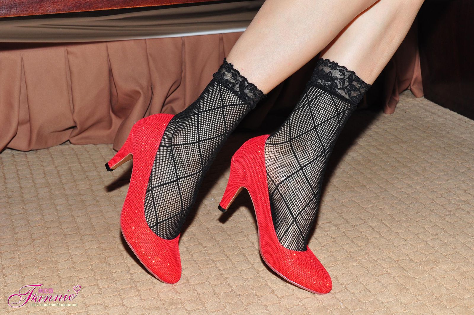 图片[42]-Fannie芬妮每足园 No.571 一双红舞鞋 黑丝[54P] – 速更版-美库