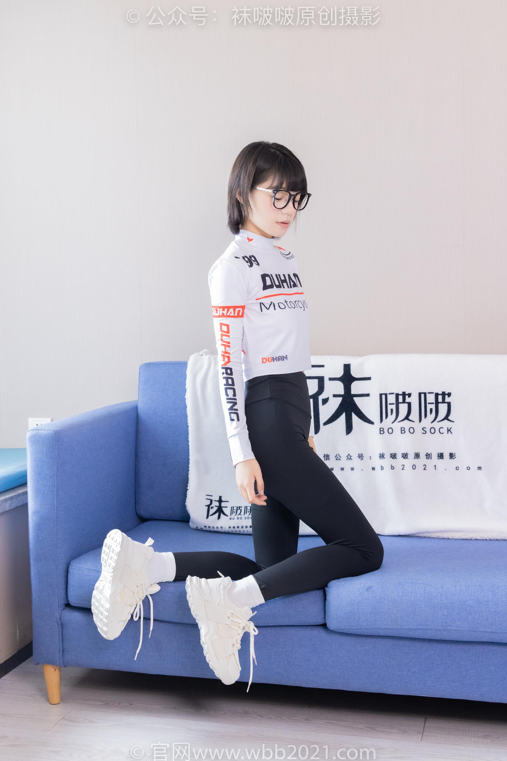 图片[22]-[BoBoSocks袜啵啵]NO.410 糯米-运动鞋、白棉袜、肉丝、瑜伽裤裤里丝[145P] – 速更版-美库