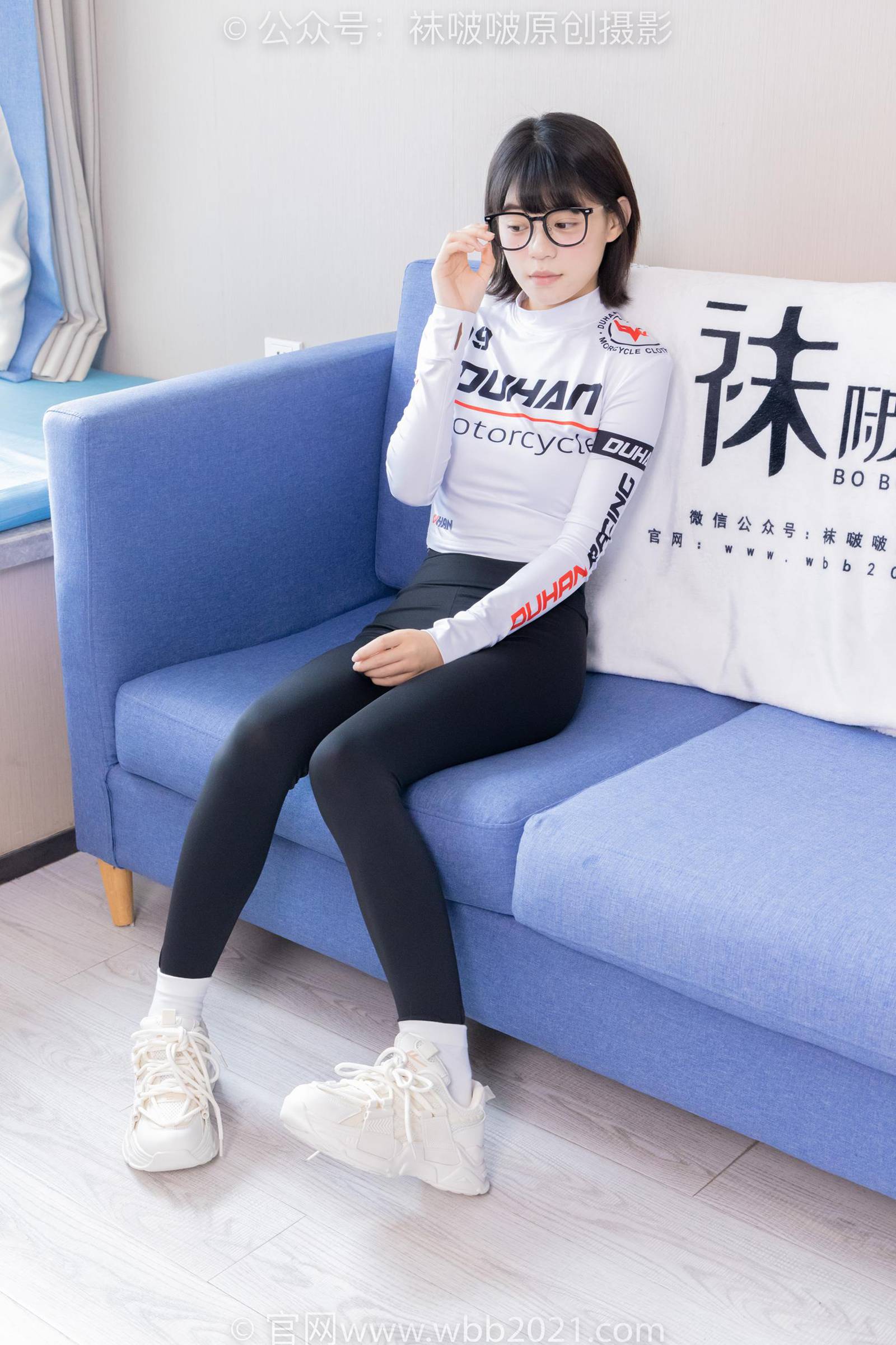 图片[45]-[BoBoSocks袜啵啵]NO.410 糯米-运动鞋、白棉袜、肉丝、瑜伽裤裤里丝[145P] – 速更版-美库