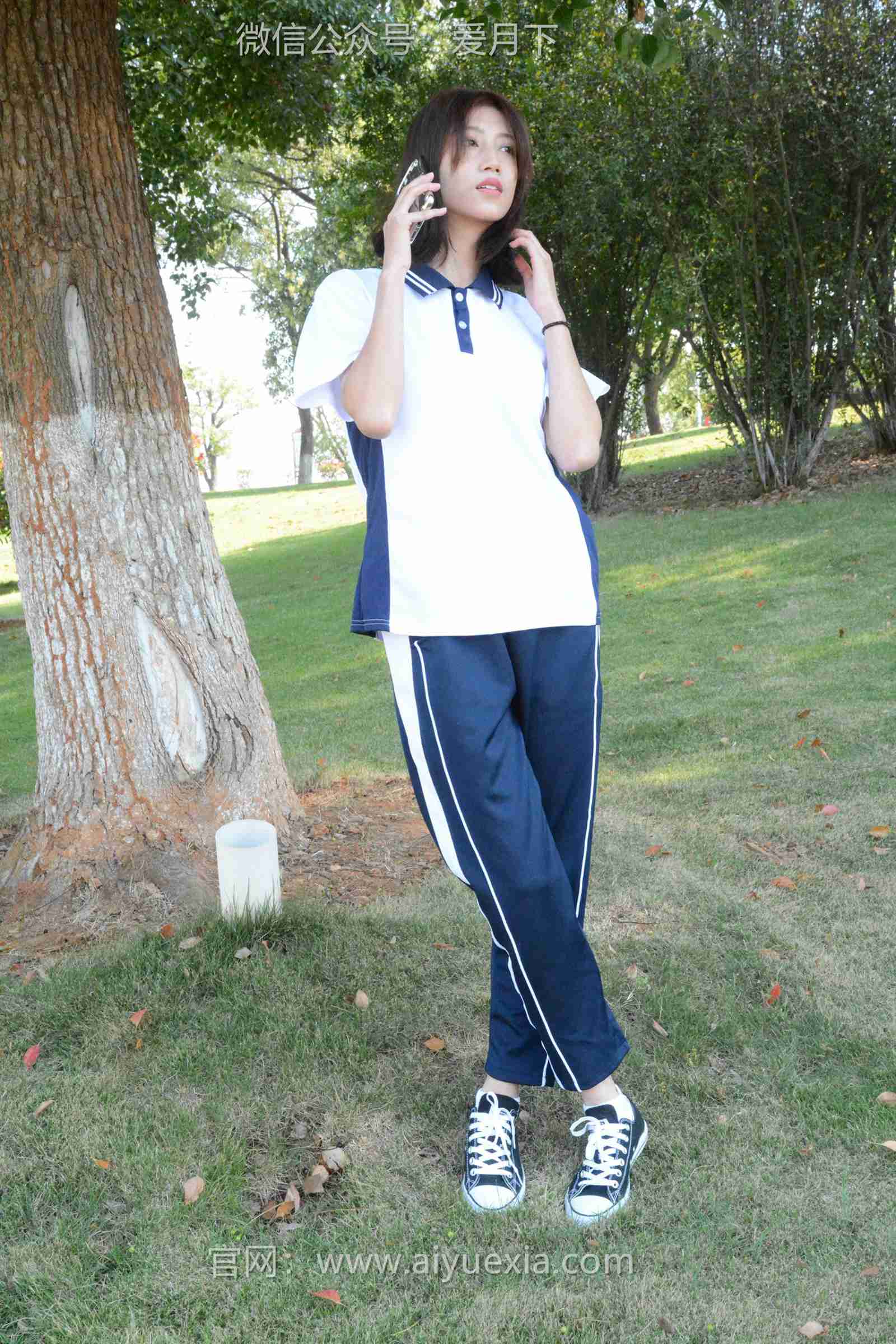 图片[26]-月下摄影 NO.004 秀秀~浅发校服 其实我喜欢酷酷的，今天第一期被安排了校服！[130P] – 速更版-美库