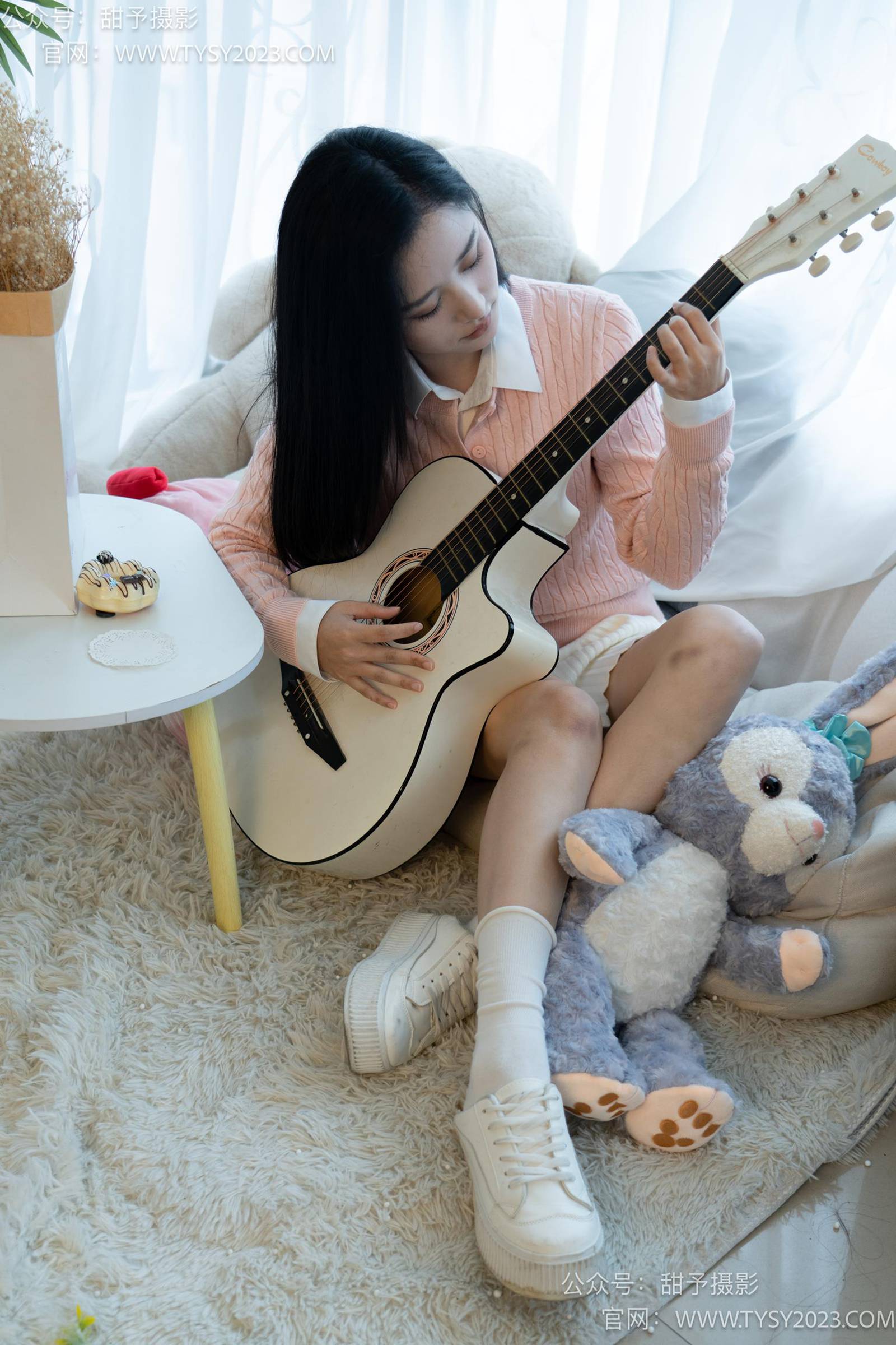 图片[15]-甜予摄影 NO.037 澜澜-板鞋、白棉袜、裸足[120P] – 速更版-美库