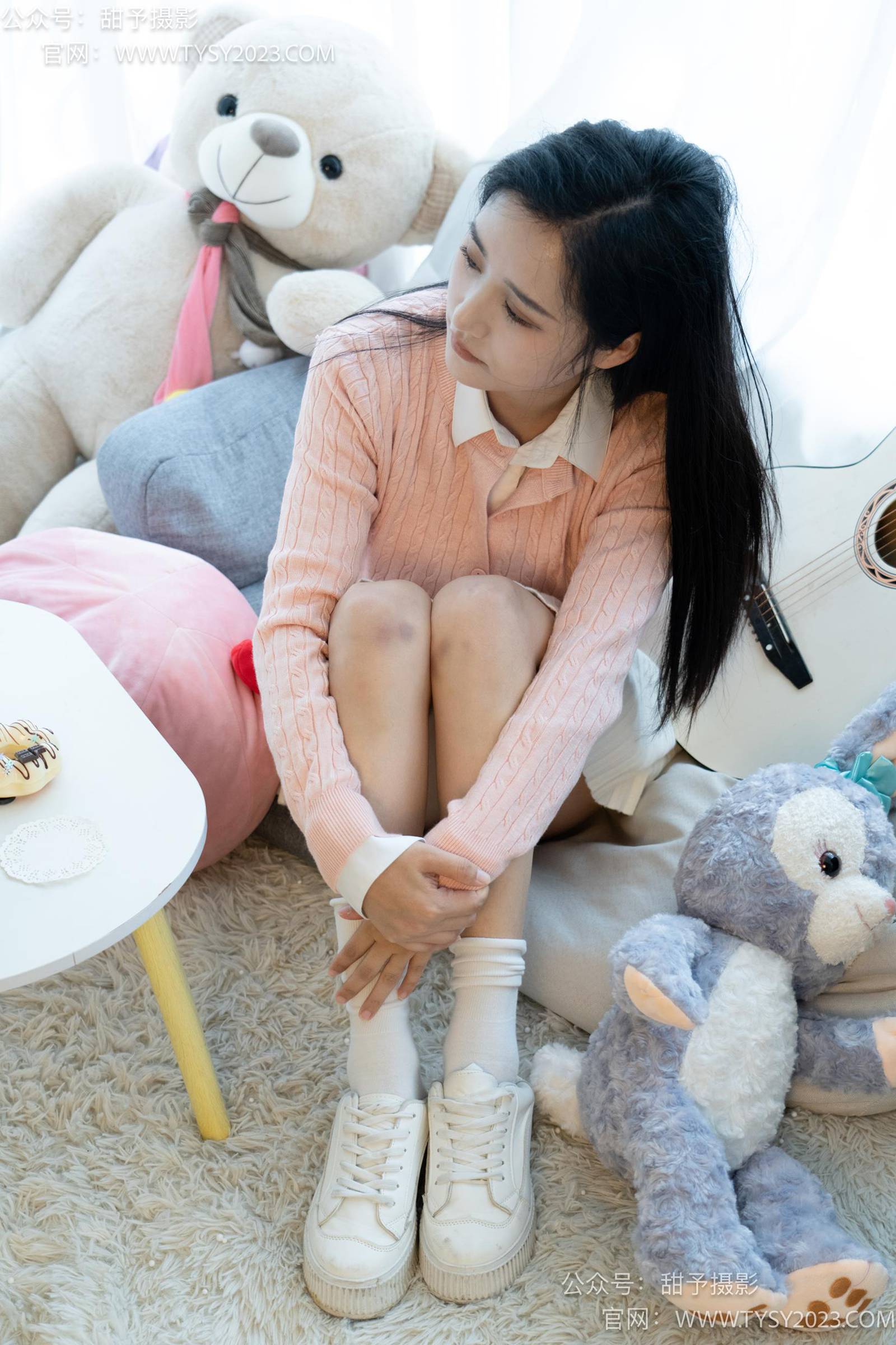 图片[28]-甜予摄影 NO.037 澜澜-板鞋、白棉袜、裸足[120P] – 速更版-美库