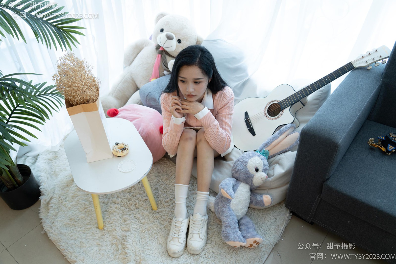 图片[34]-甜予摄影 NO.037 澜澜-板鞋、白棉袜、裸足[120P] – 速更版-美库