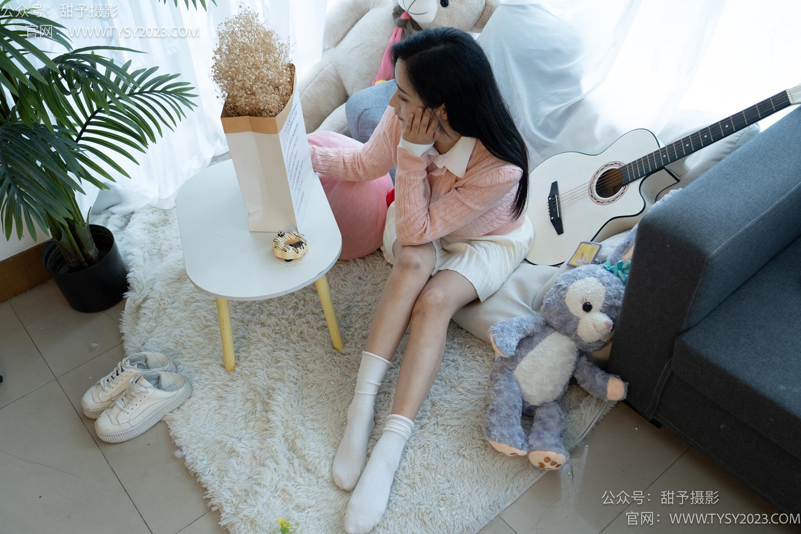 图片[44]-甜予摄影 NO.037 澜澜-板鞋、白棉袜、裸足[120P] – 速更版-美库