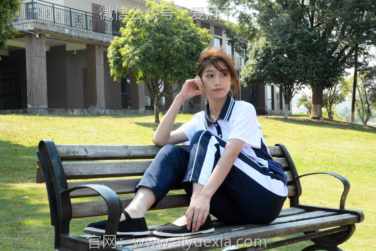 图片[86]-月下摄影 NO.004 秀秀~浅发校服 其实我喜欢酷酷的，今天第一期被安排了校服！[130P] – 速更版-美库