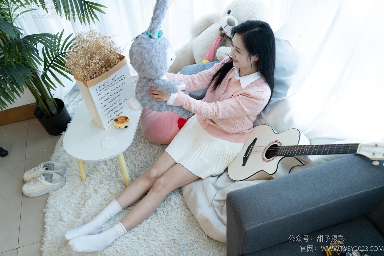 图片[67]-甜予摄影 NO.037 澜澜-板鞋、白棉袜、裸足[120P] – 速更版-美库