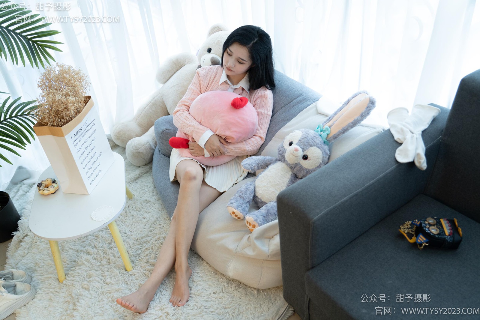 图片[116]-甜予摄影 NO.037 澜澜-板鞋、白棉袜、裸足[120P] – 速更版-美库