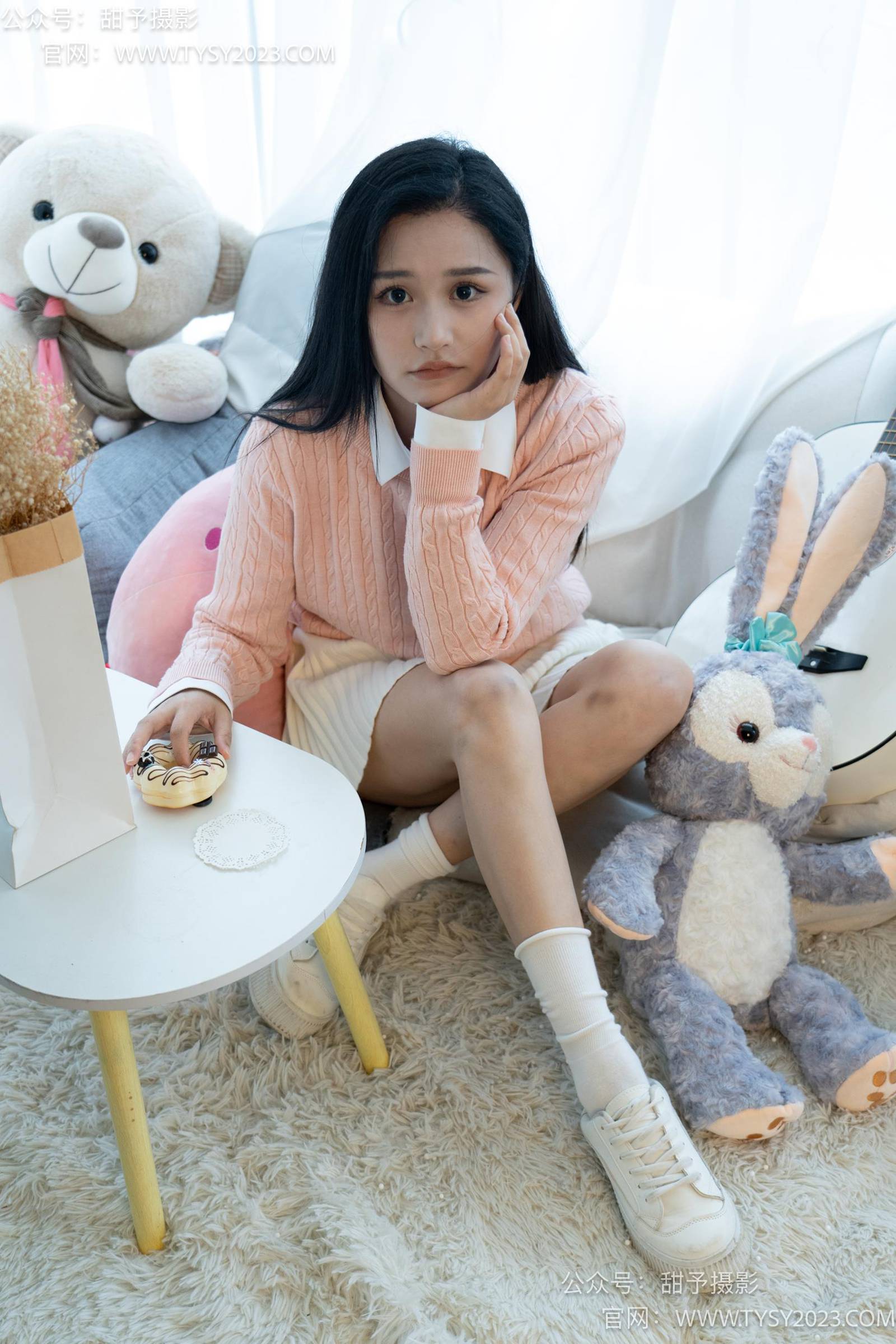 图片[119]-甜予摄影 NO.037 澜澜-板鞋、白棉袜、裸足[120P] – 速更版-美库