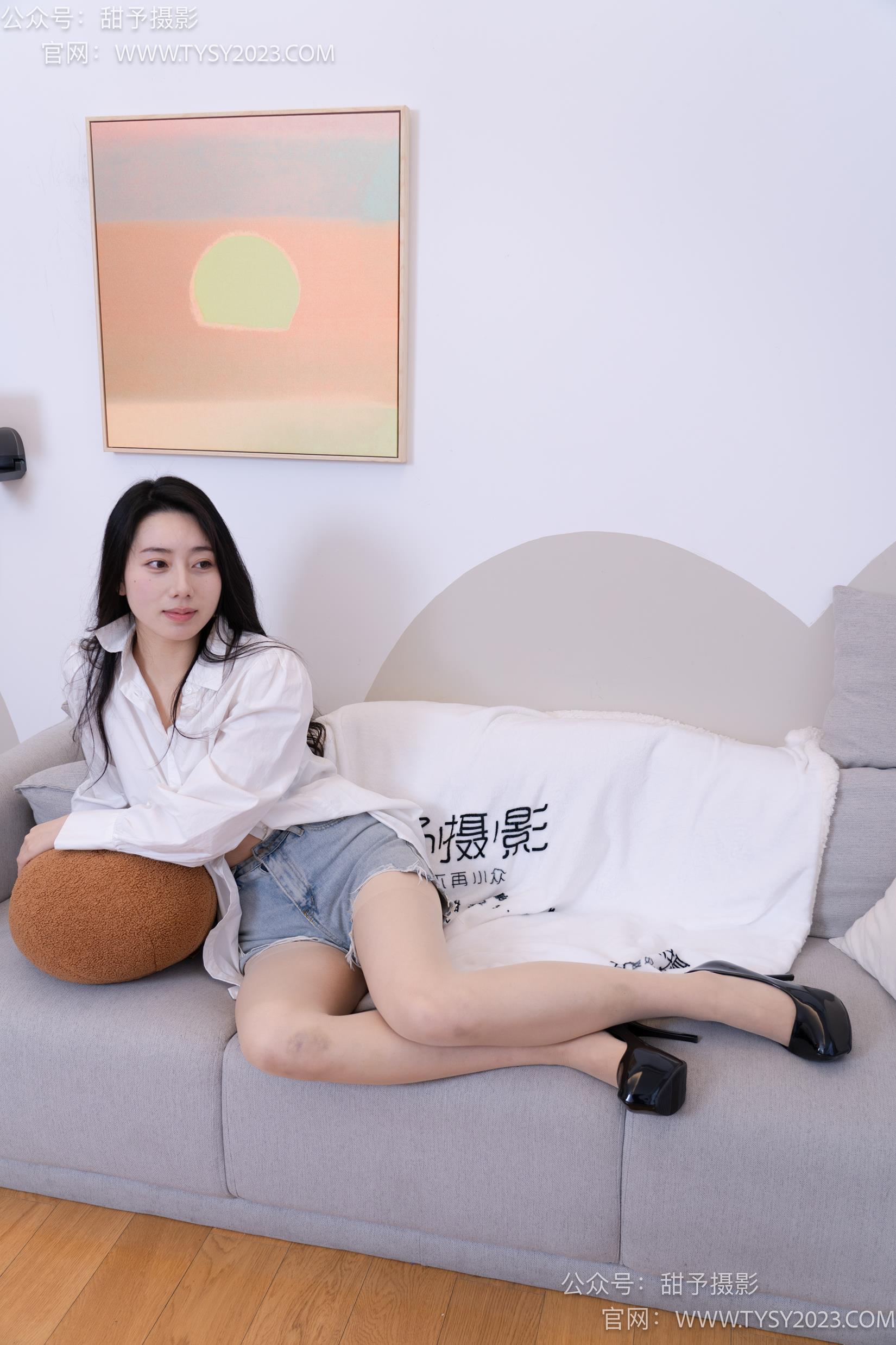 图片[47]-甜予摄影 NO.038 鱼鱼-高跟鞋、油亮肉丝[129P] – 速更版-美库