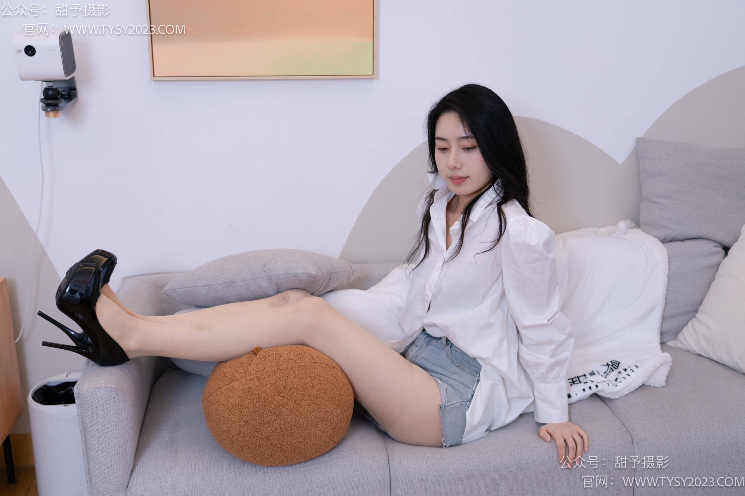 图片[48]-甜予摄影 NO.038 鱼鱼-高跟鞋、油亮肉丝[129P] – 速更版-美库