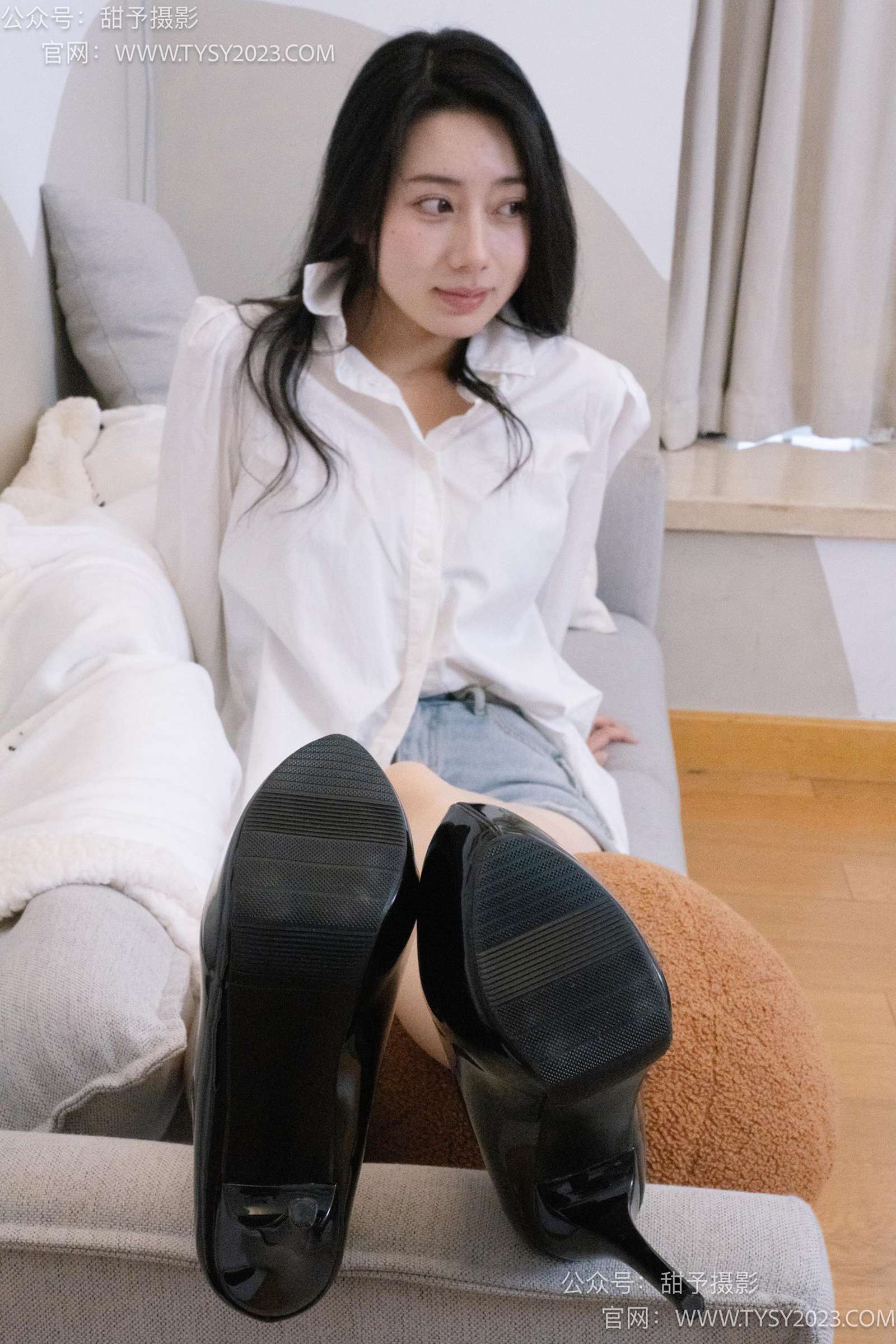 图片[53]-甜予摄影 NO.038 鱼鱼-高跟鞋、油亮肉丝[129P] – 速更版-美库