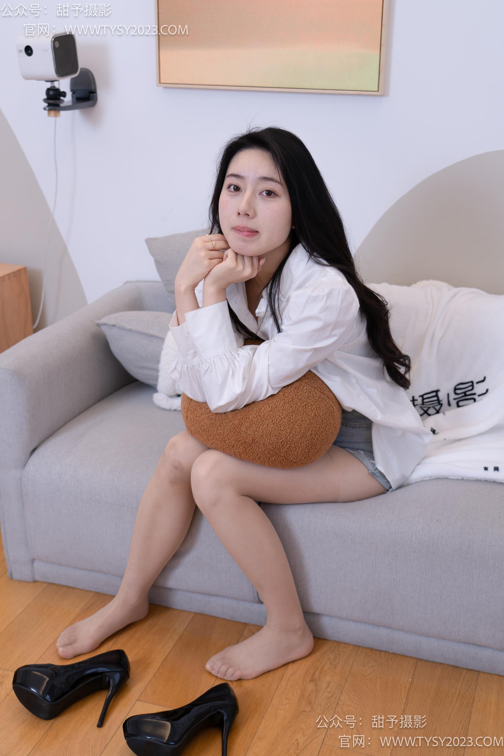 图片[67]-甜予摄影 NO.038 鱼鱼-高跟鞋、油亮肉丝[129P] – 速更版-美库