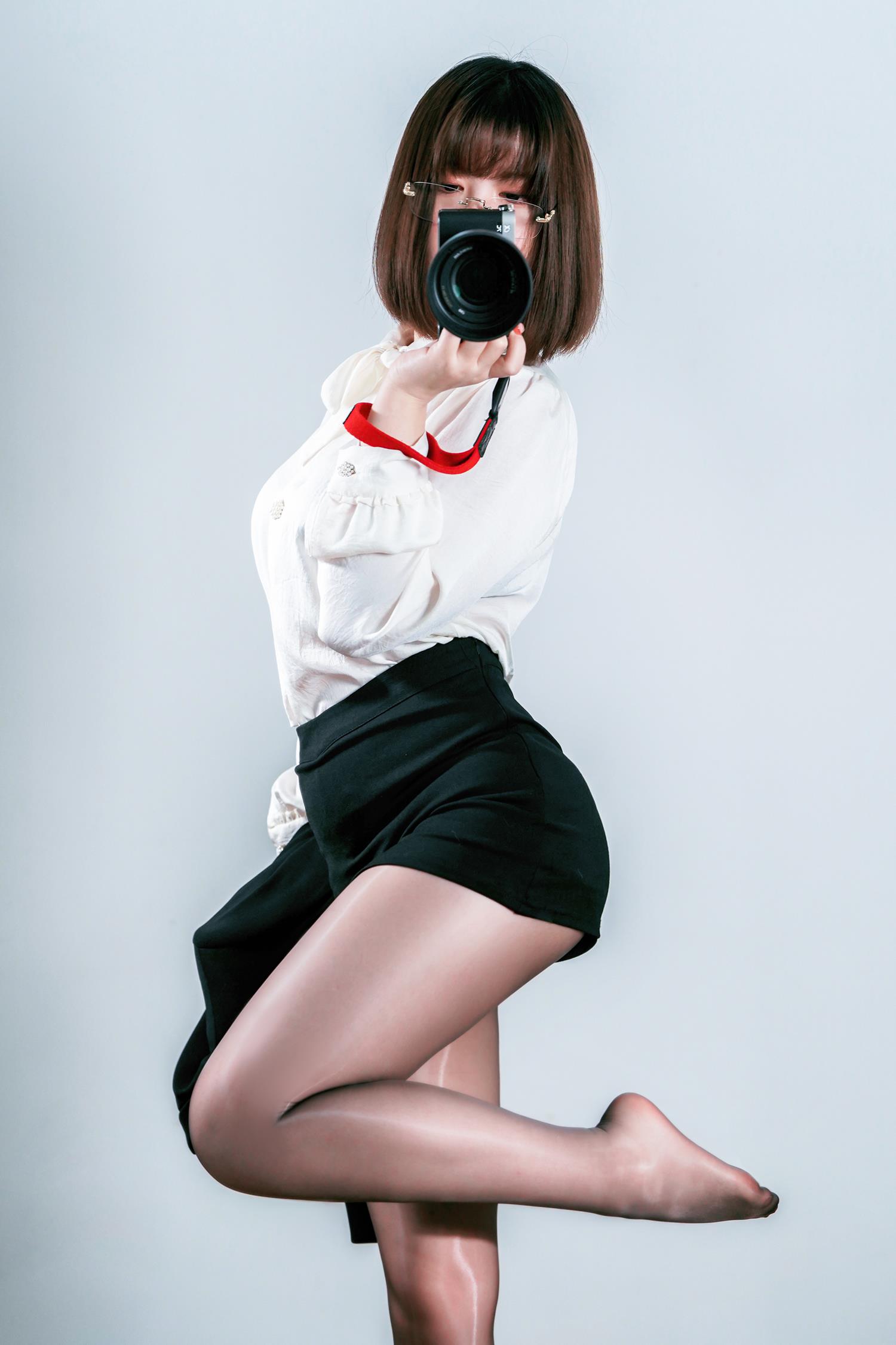 图片[13]-半半子  – 黑丝OL[28P] – 速更版-美库