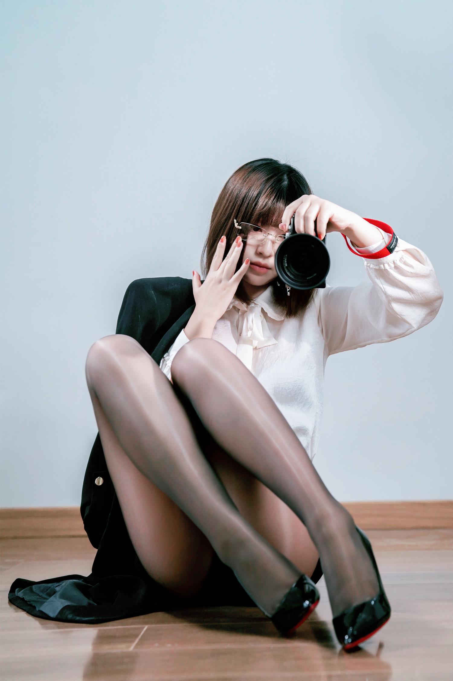 图片[17]-半半子  – 黑丝OL[28P] – 速更版-美库