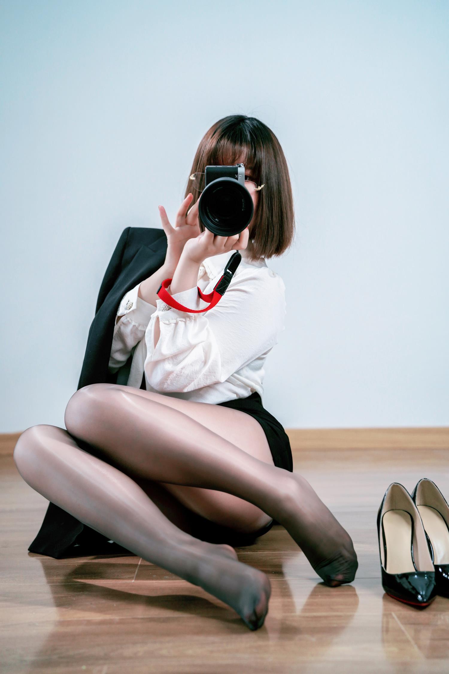 图片[26]-半半子  – 黑丝OL[28P] – 速更版-美库