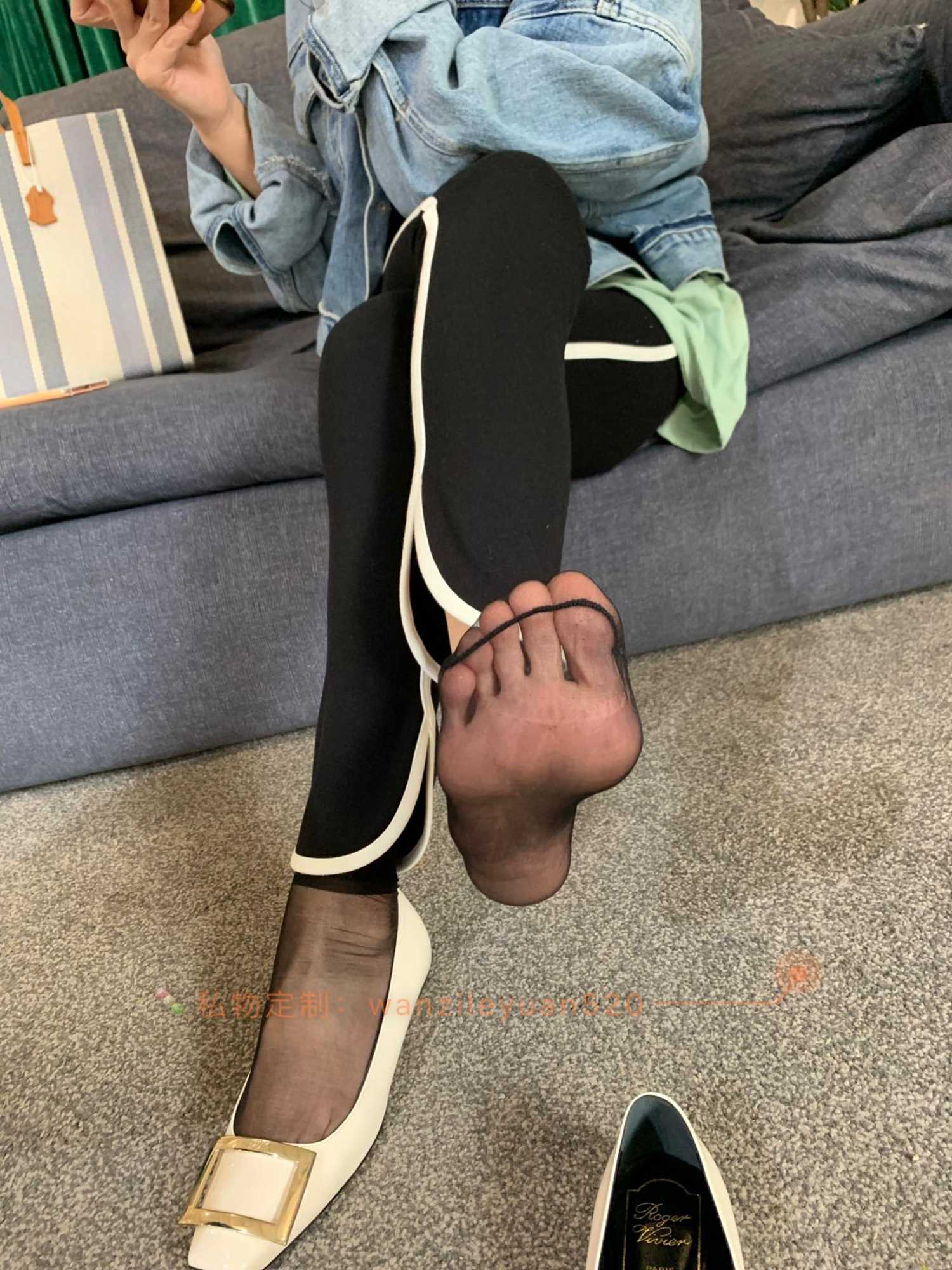 图片[46]-微信朋友圈达人@Changeable丸子-定制系列  黑短丝[65P] – 速更版-美库