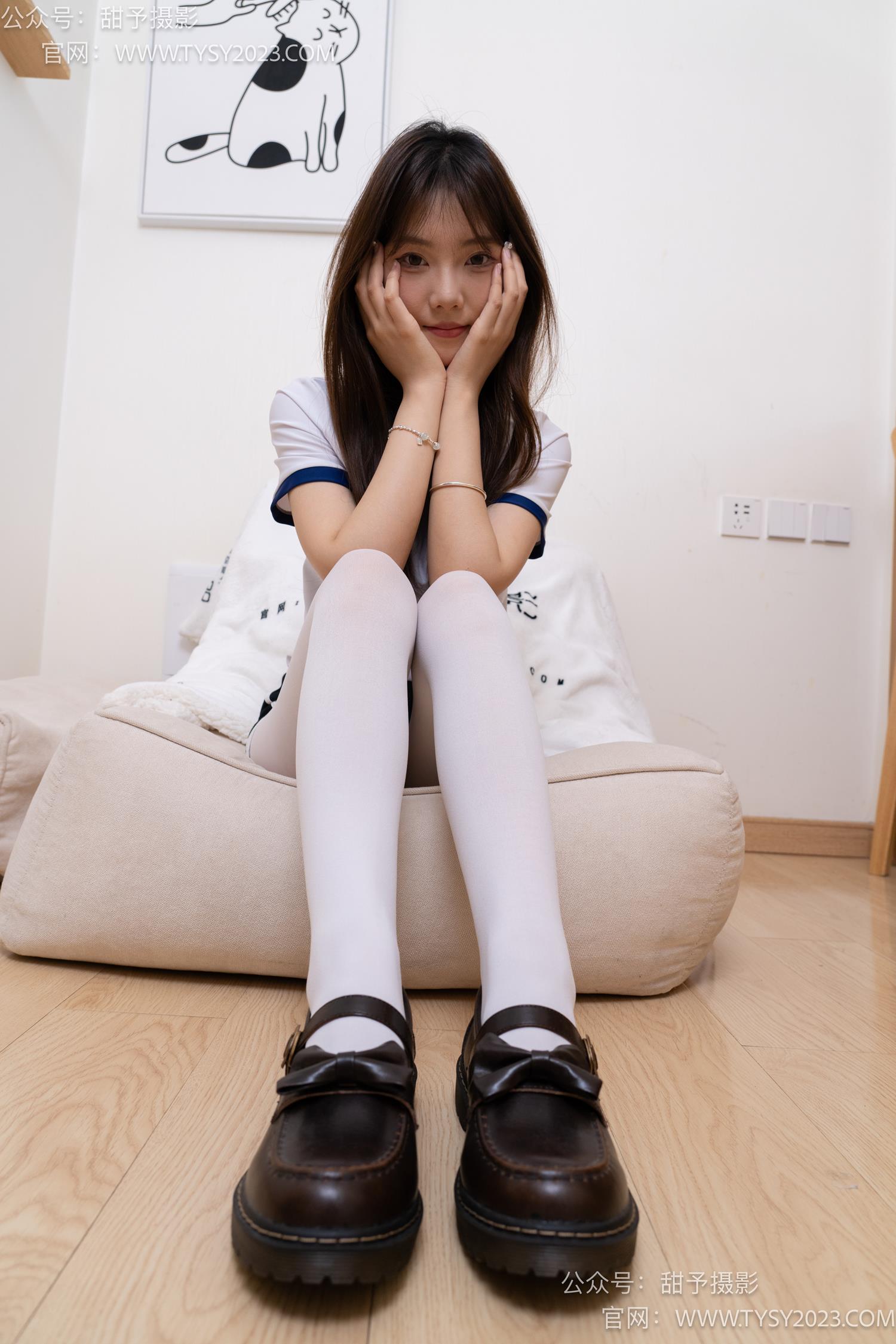 图片[14]-甜予摄影 NO.042 璇璇-体操服、皮鞋、厚白丝[130P] – 速更版-美库