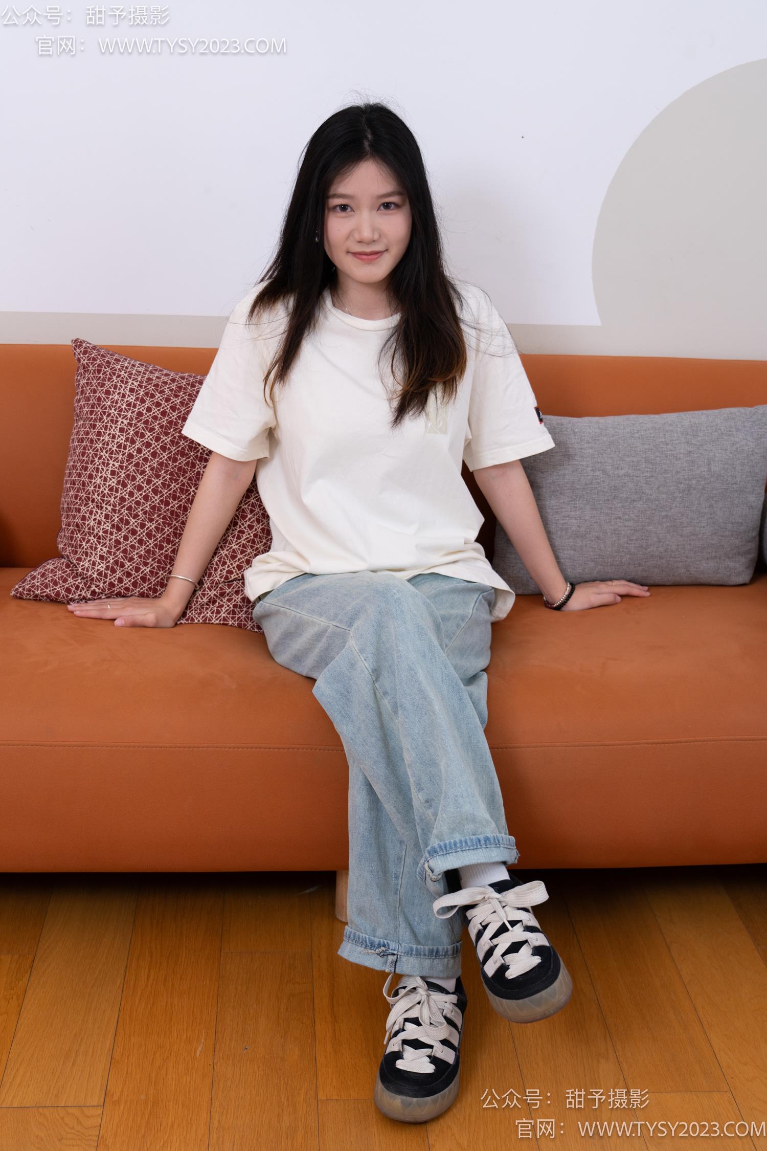 图片[11]-甜予摄影 NO.043 松松-帆布鞋、白棉袜、裸足[118P] – 速更版-美库