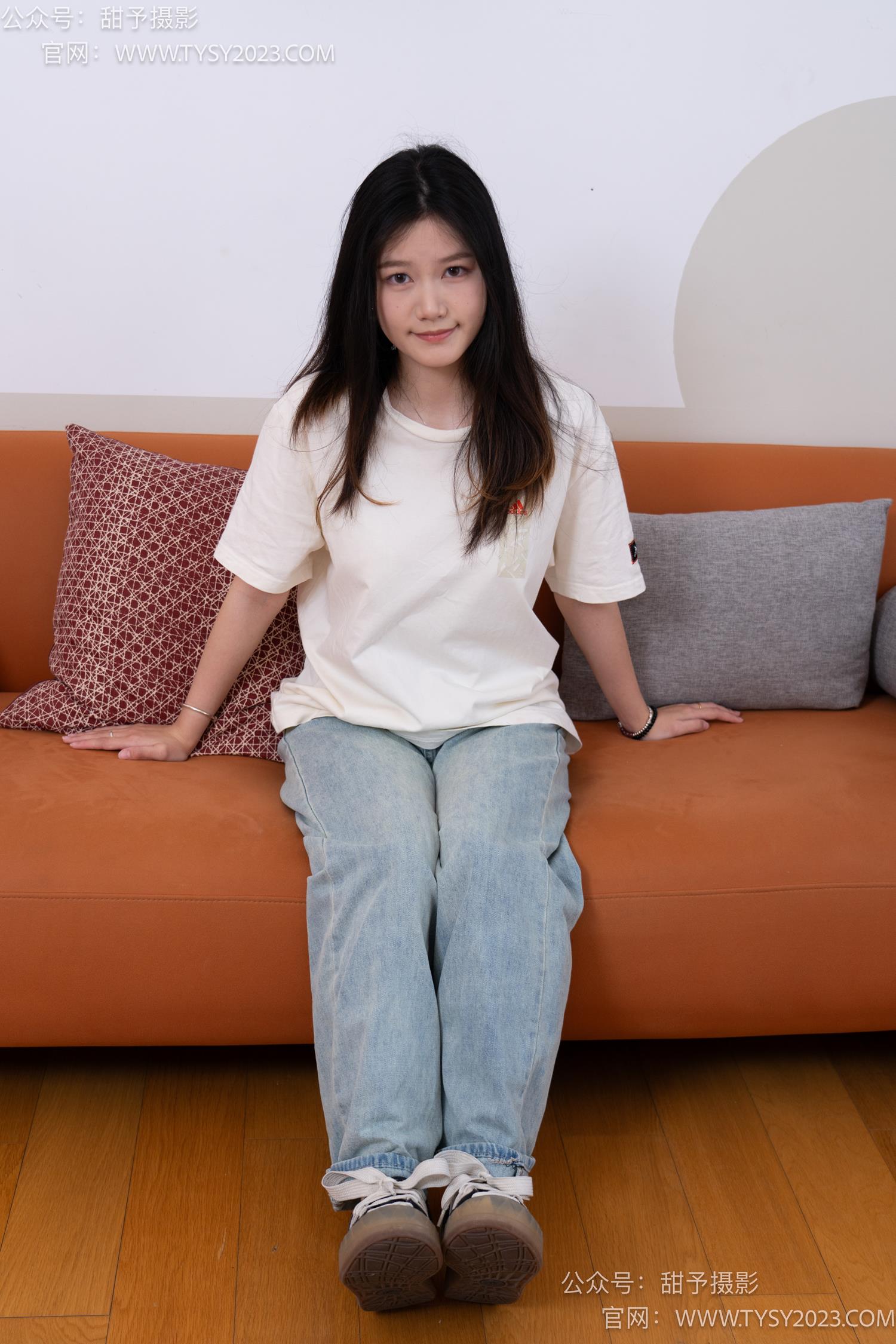 图片[15]-甜予摄影 NO.043 松松-帆布鞋、白棉袜、裸足[118P] – 速更版-美库