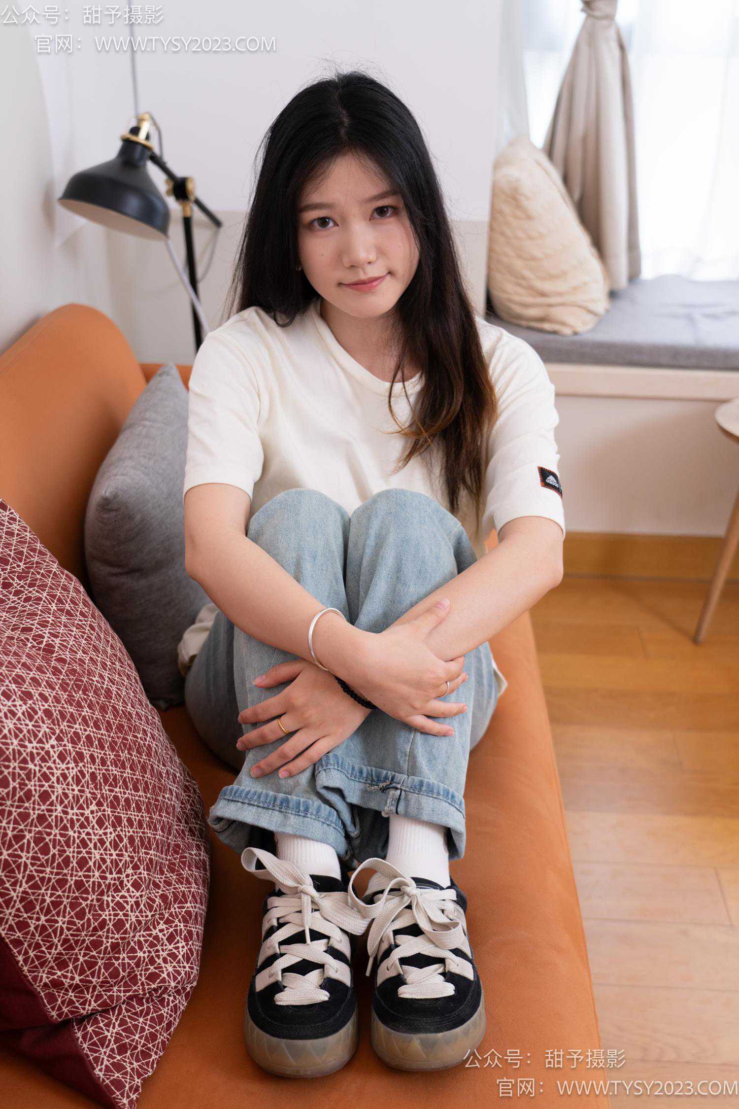 图片[26]-甜予摄影 NO.043 松松-帆布鞋、白棉袜、裸足[118P] – 速更版-美库