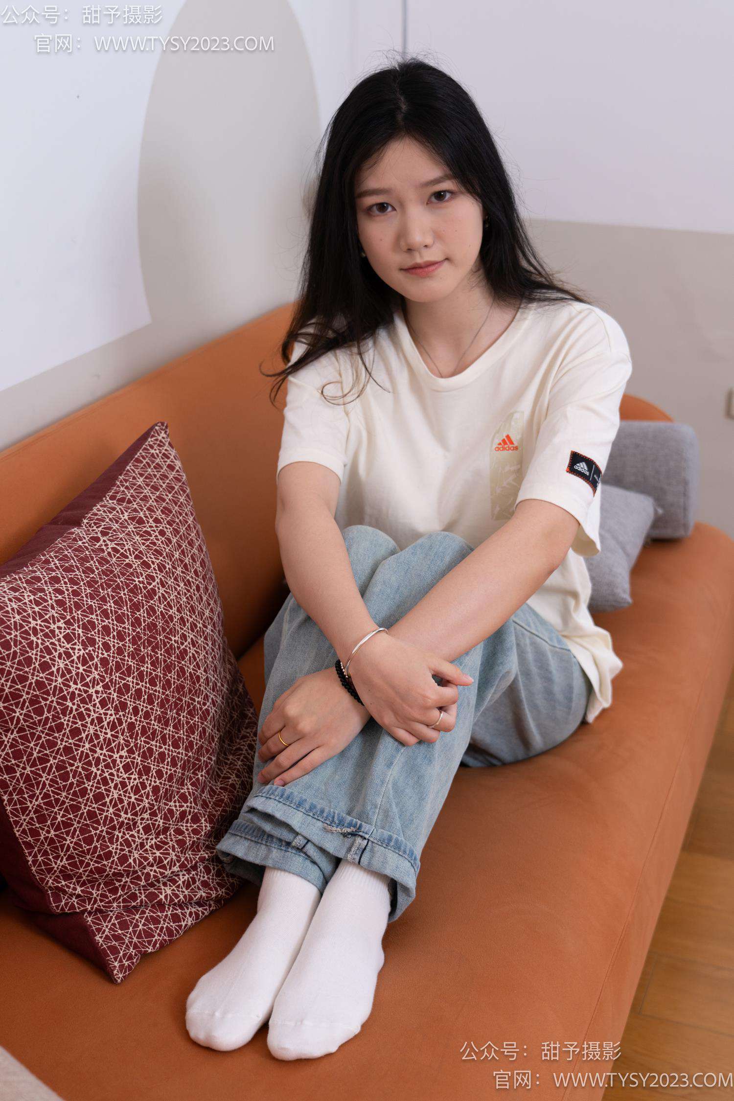 图片[40]-甜予摄影 NO.043 松松-帆布鞋、白棉袜、裸足[118P] – 速更版-美库