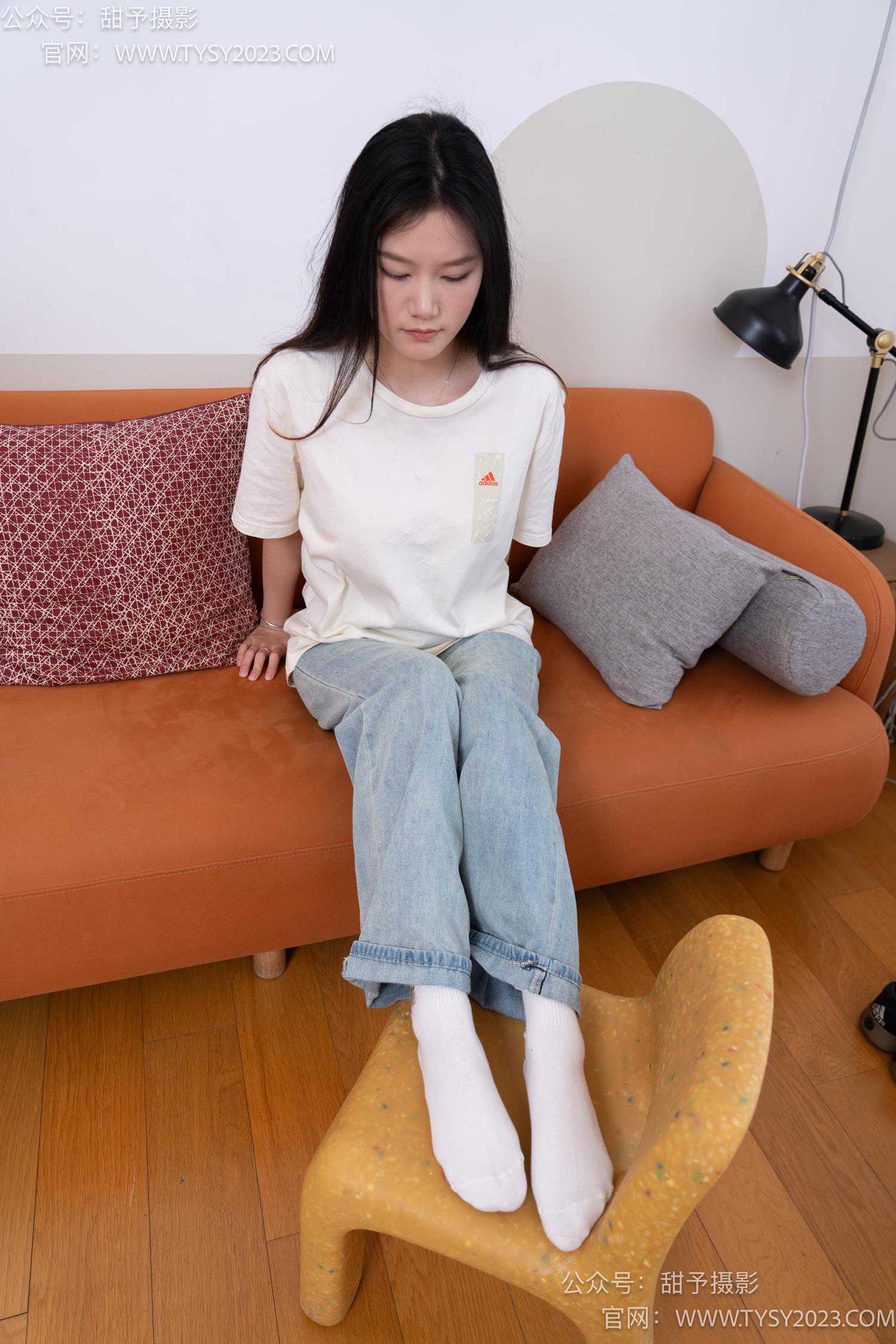 图片[64]-甜予摄影 NO.043 松松-帆布鞋、白棉袜、裸足[118P] – 速更版-美库