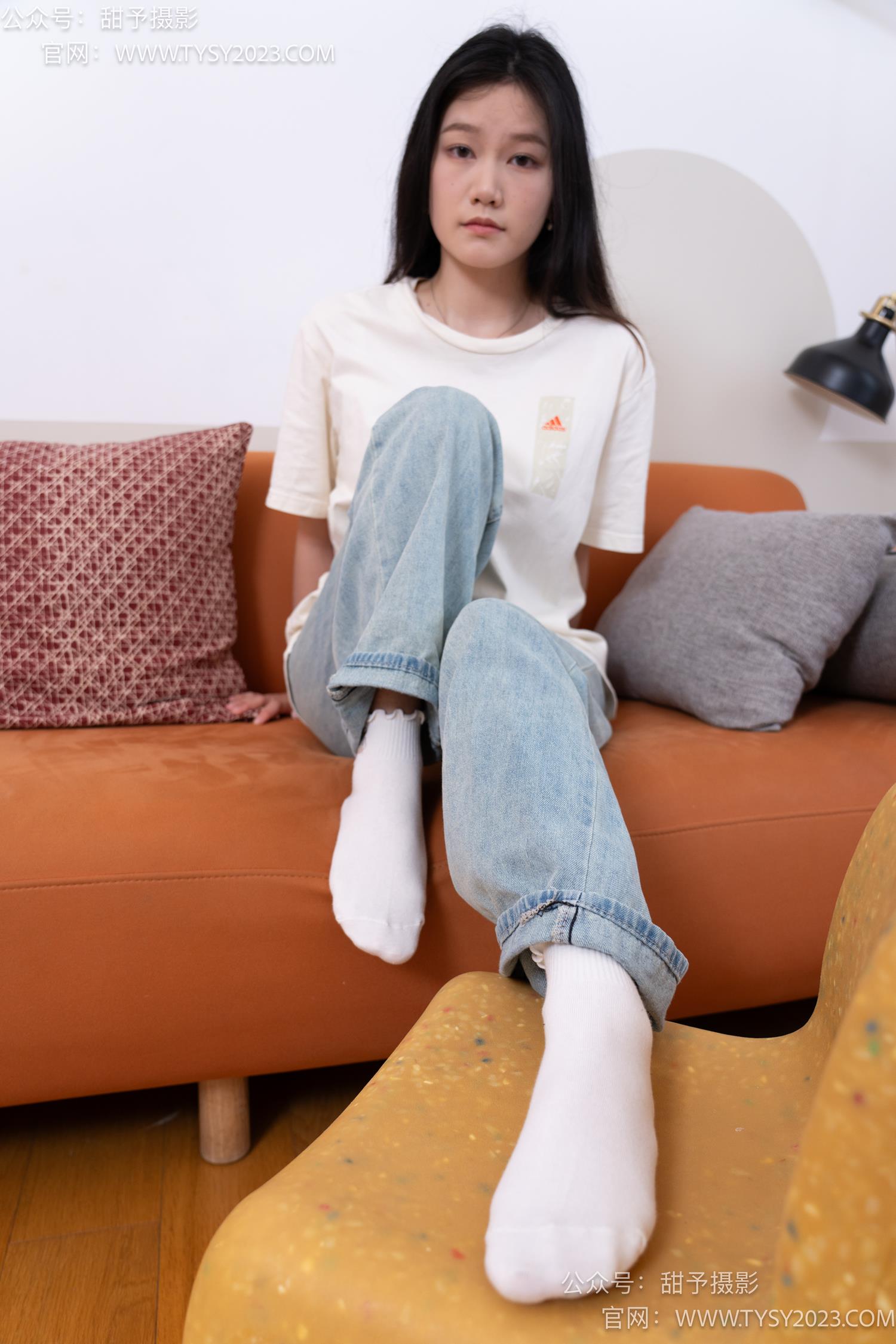 图片[77]-甜予摄影 NO.043 松松-帆布鞋、白棉袜、裸足[118P] – 速更版-美库