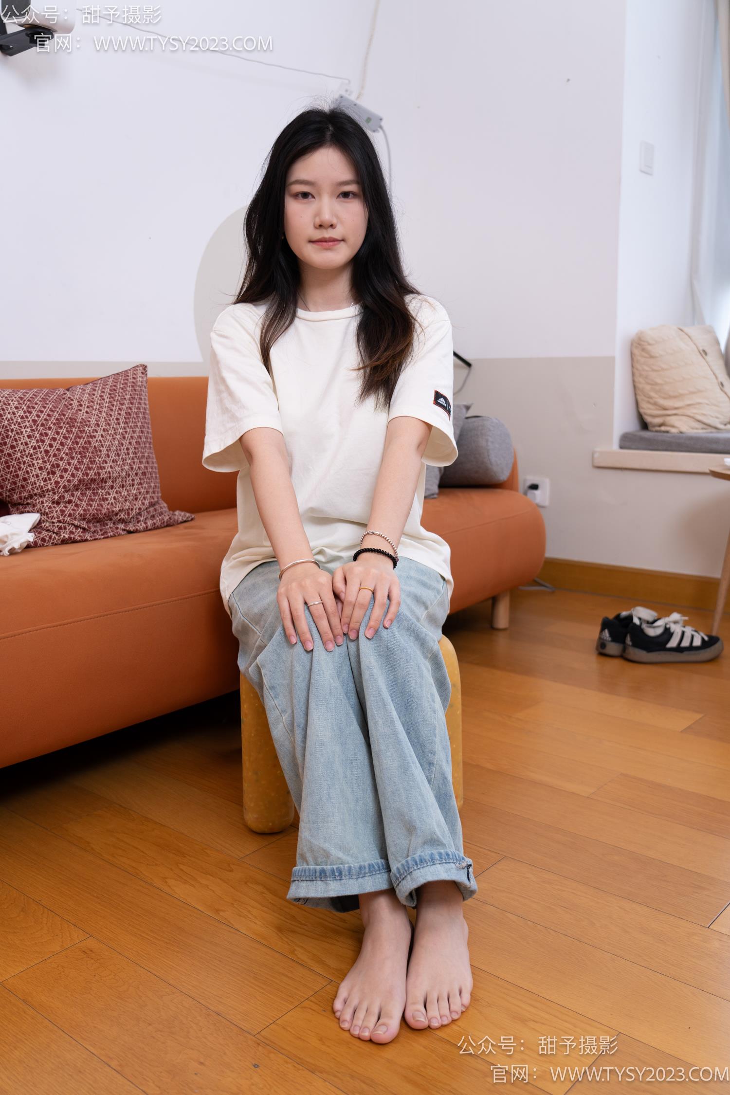 图片[94]-甜予摄影 NO.043 松松-帆布鞋、白棉袜、裸足[118P] – 速更版-美库