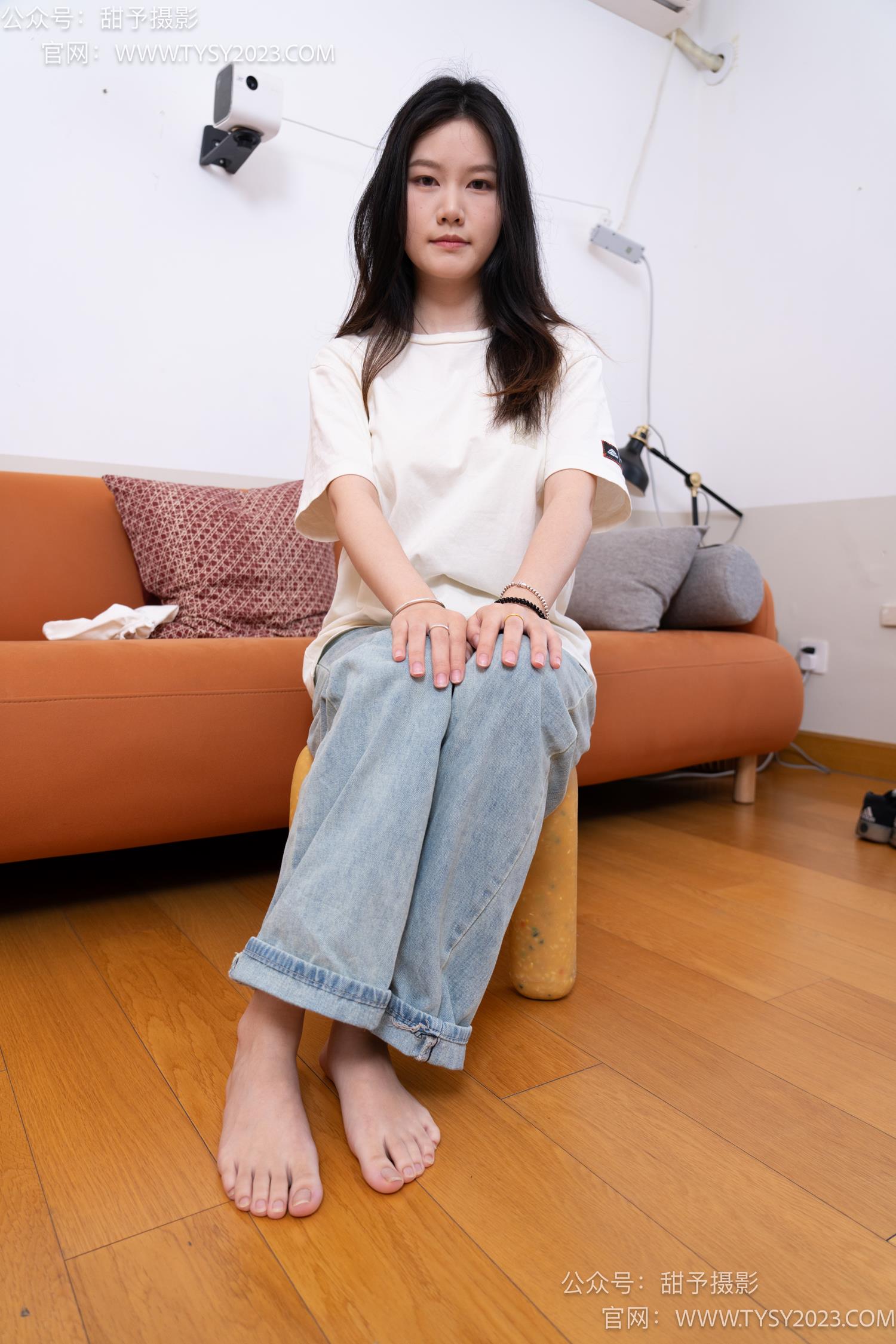 图片[97]-甜予摄影 NO.043 松松-帆布鞋、白棉袜、裸足[118P] – 速更版-美库