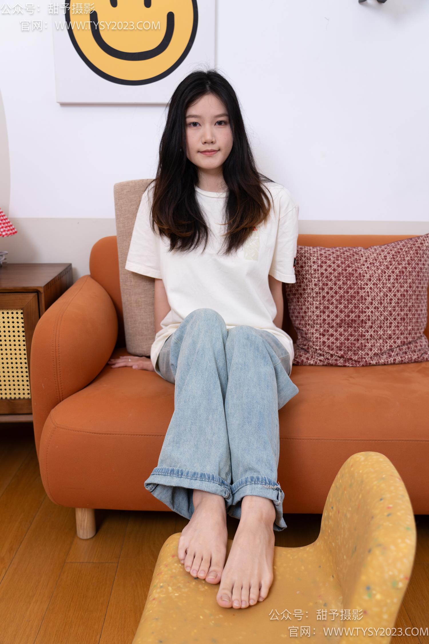 图片[102]-甜予摄影 NO.043 松松-帆布鞋、白棉袜、裸足[118P] – 速更版-美库