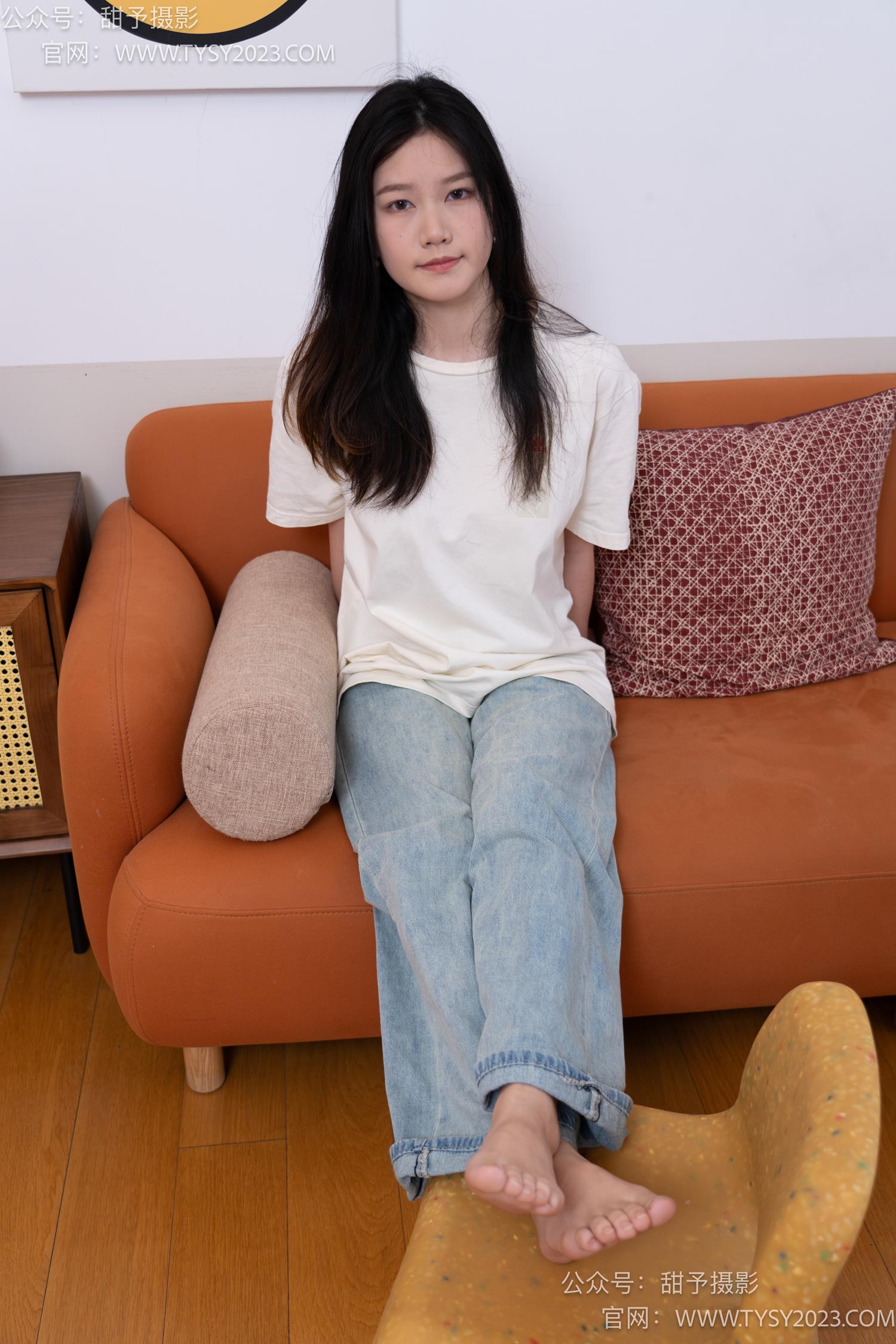 图片[114]-甜予摄影 NO.043 松松-帆布鞋、白棉袜、裸足[118P] – 速更版-美库