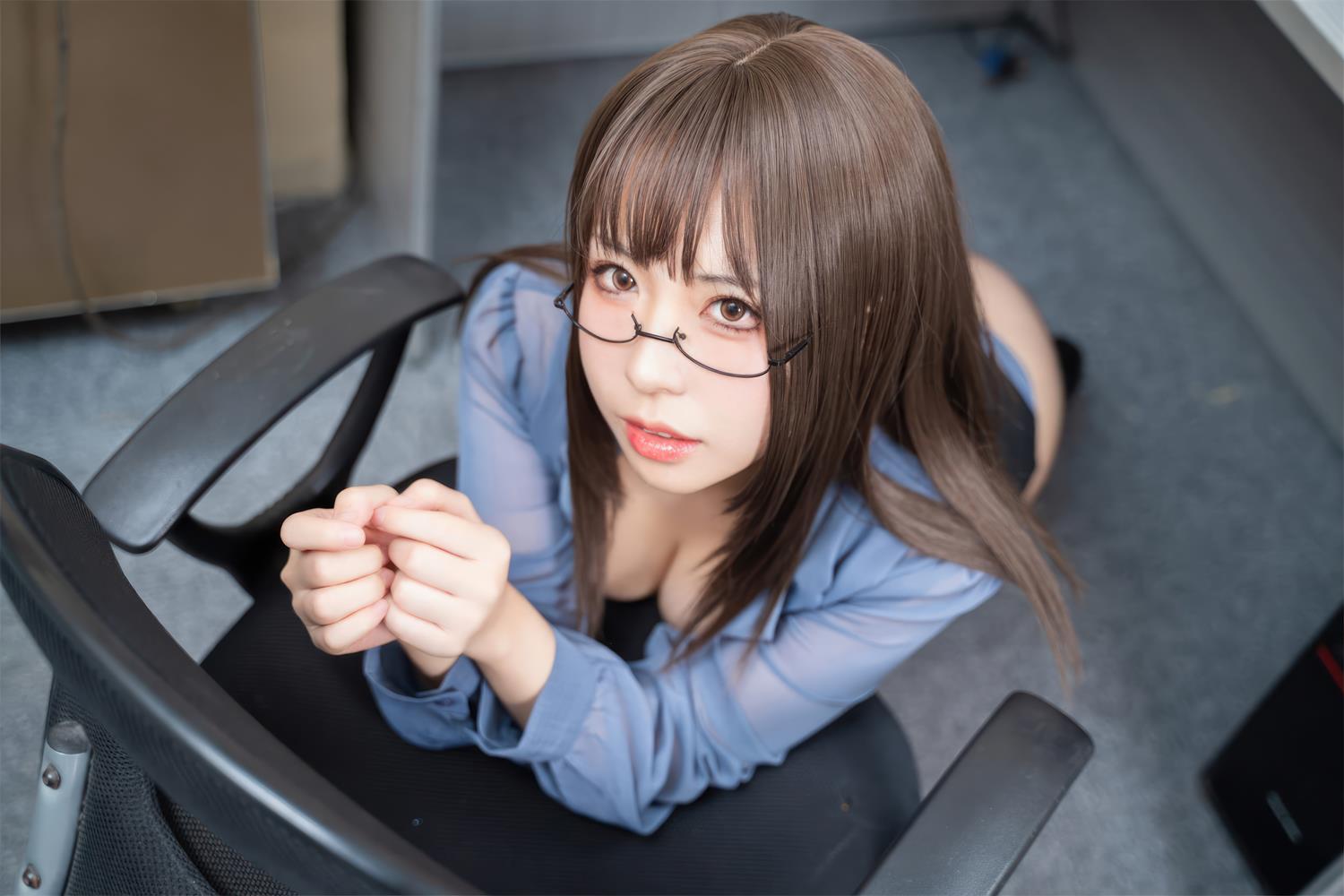 图片[19]-虎森森 – 黑丝眼镜娘[43P] – 速更版-美库