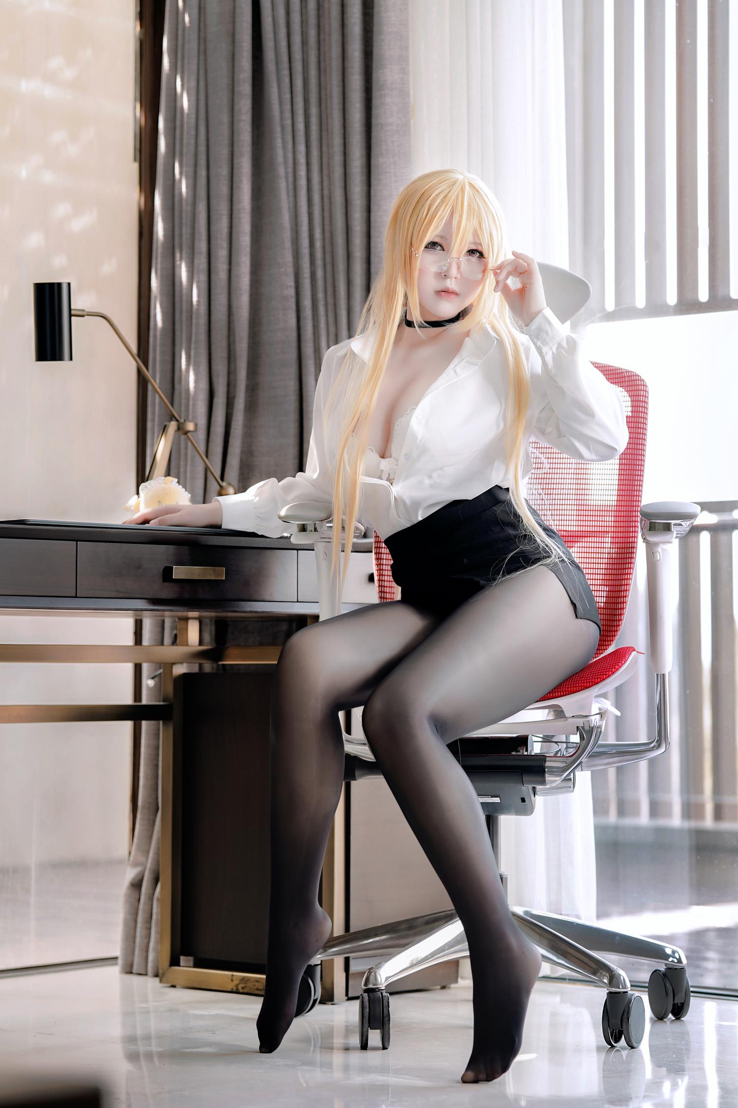 图片[46]-半半子 – 无懈可击的秘书[55P] – 速更版-美库