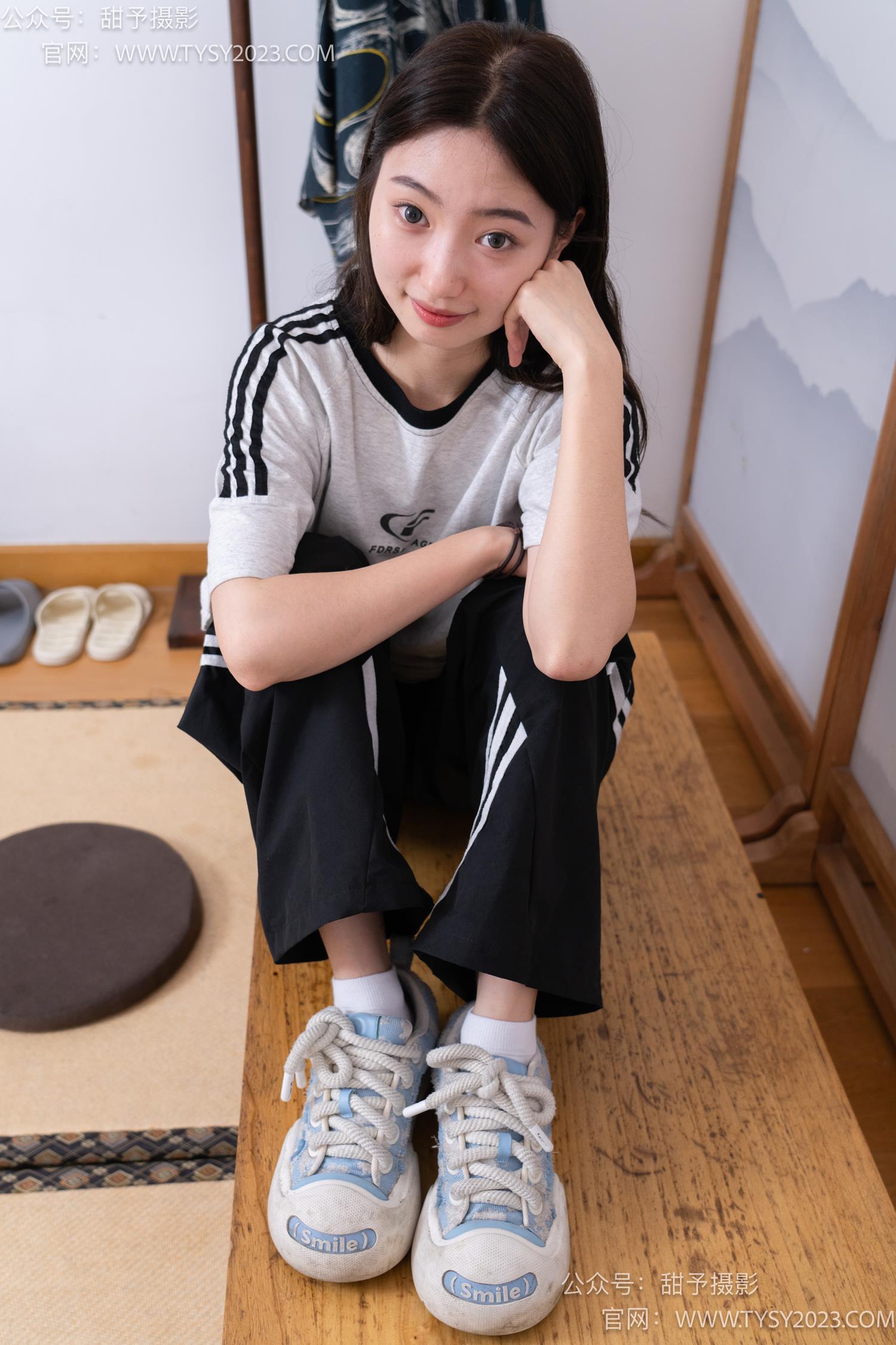 图片[14]-甜予摄影 NO.045 雪梨-帆布鞋、白棉袜、裸足[130P] – 速更版-美库