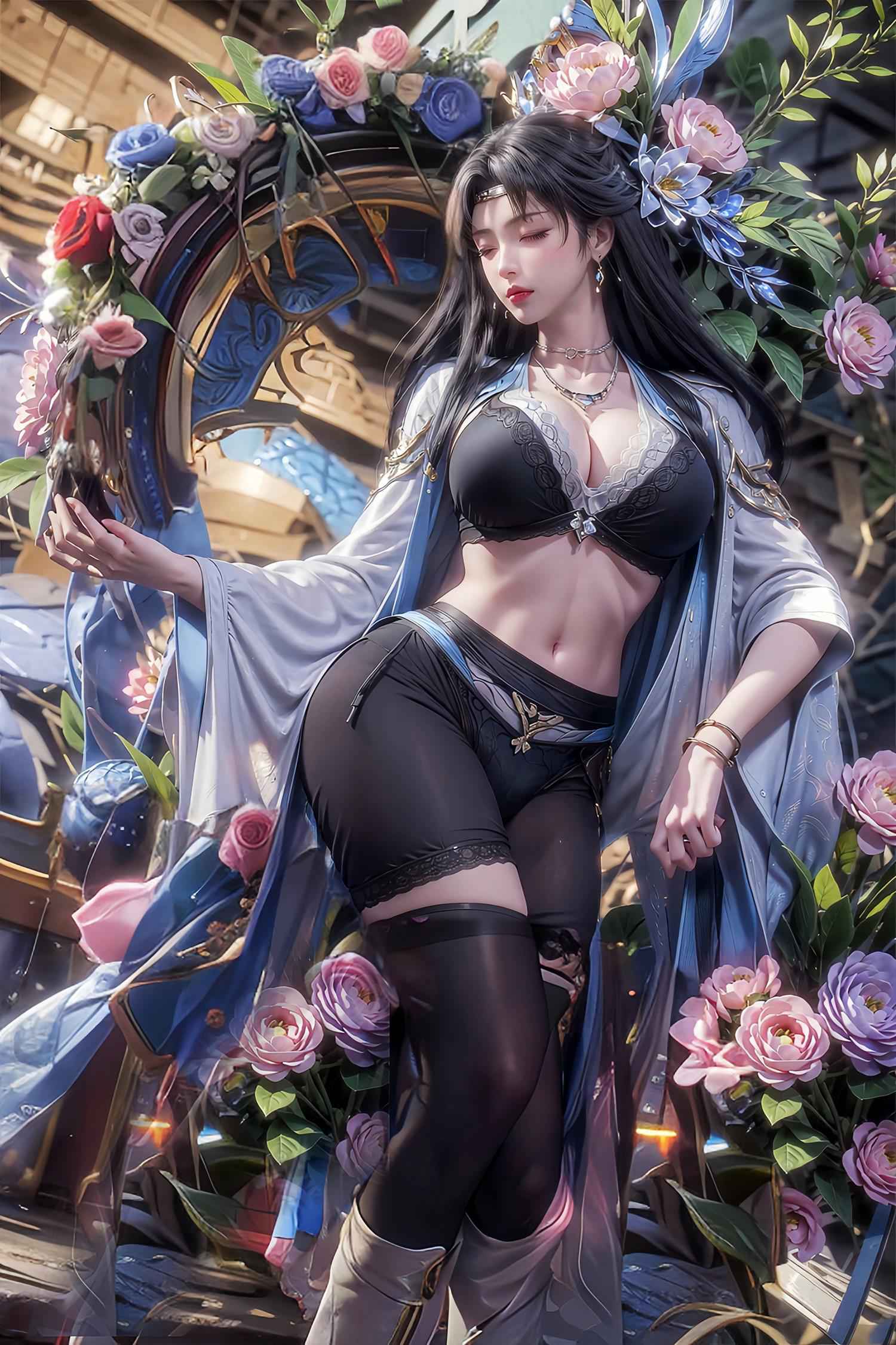 图片[30]-AI绘画 378 宁雨蝶[37P] – 速更版-美库