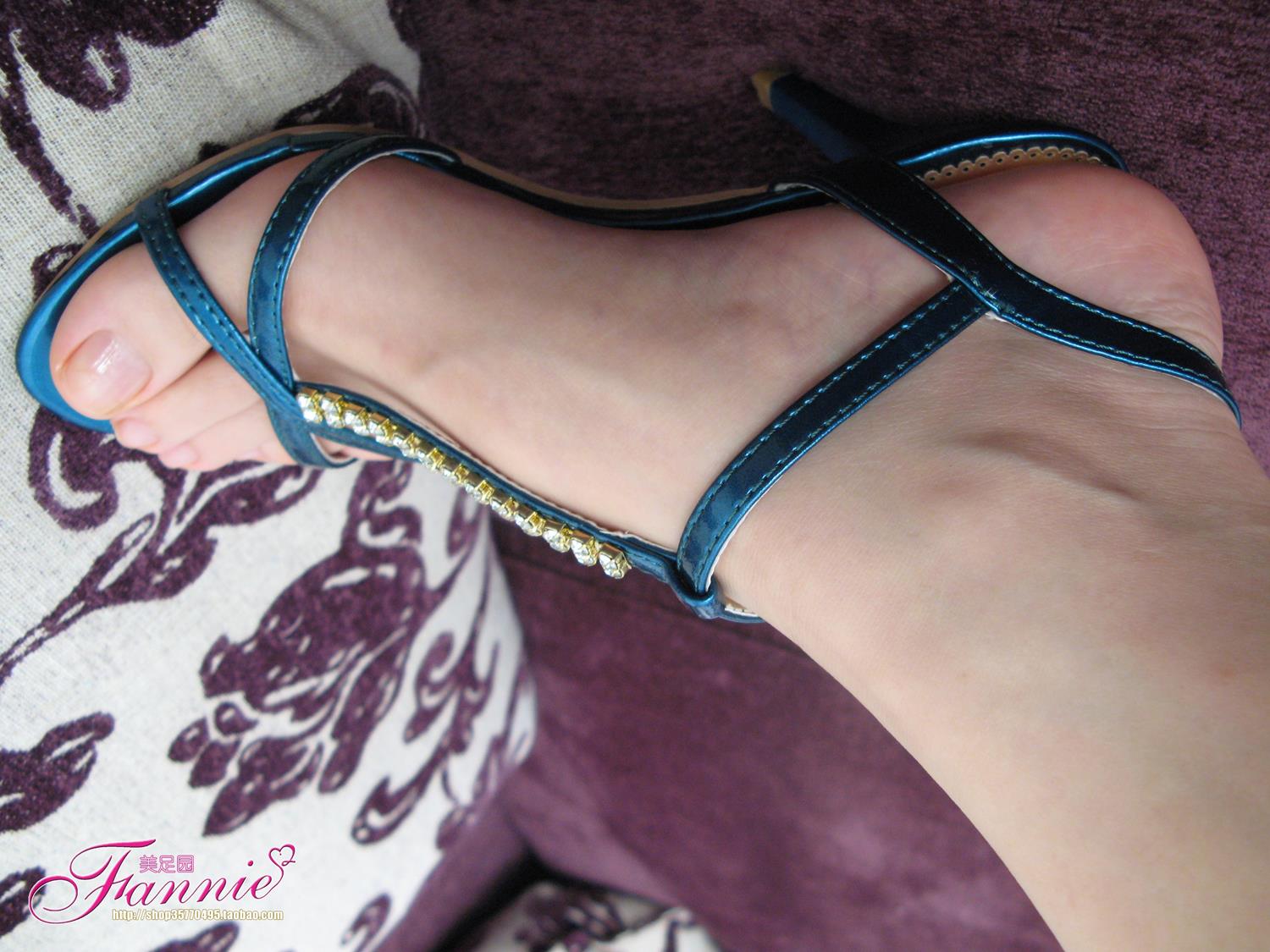 图片[49]-Fannie芬妮每足园 No.611 紫韵泛春华[100P] – 速更版-美库