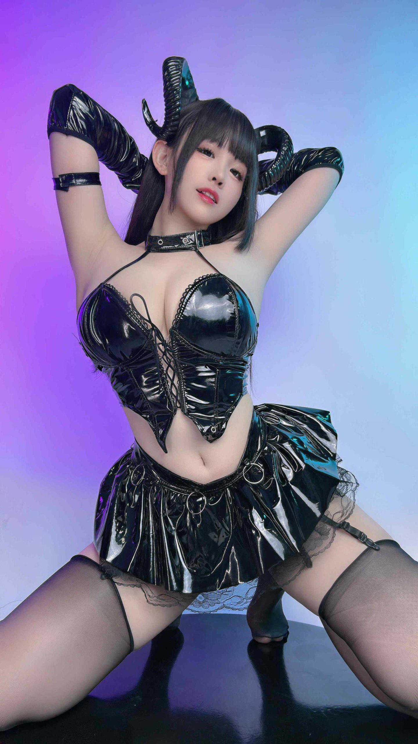 图片[18]-miko酱ww  黑翼魅魔[19P] – 速更版-美库