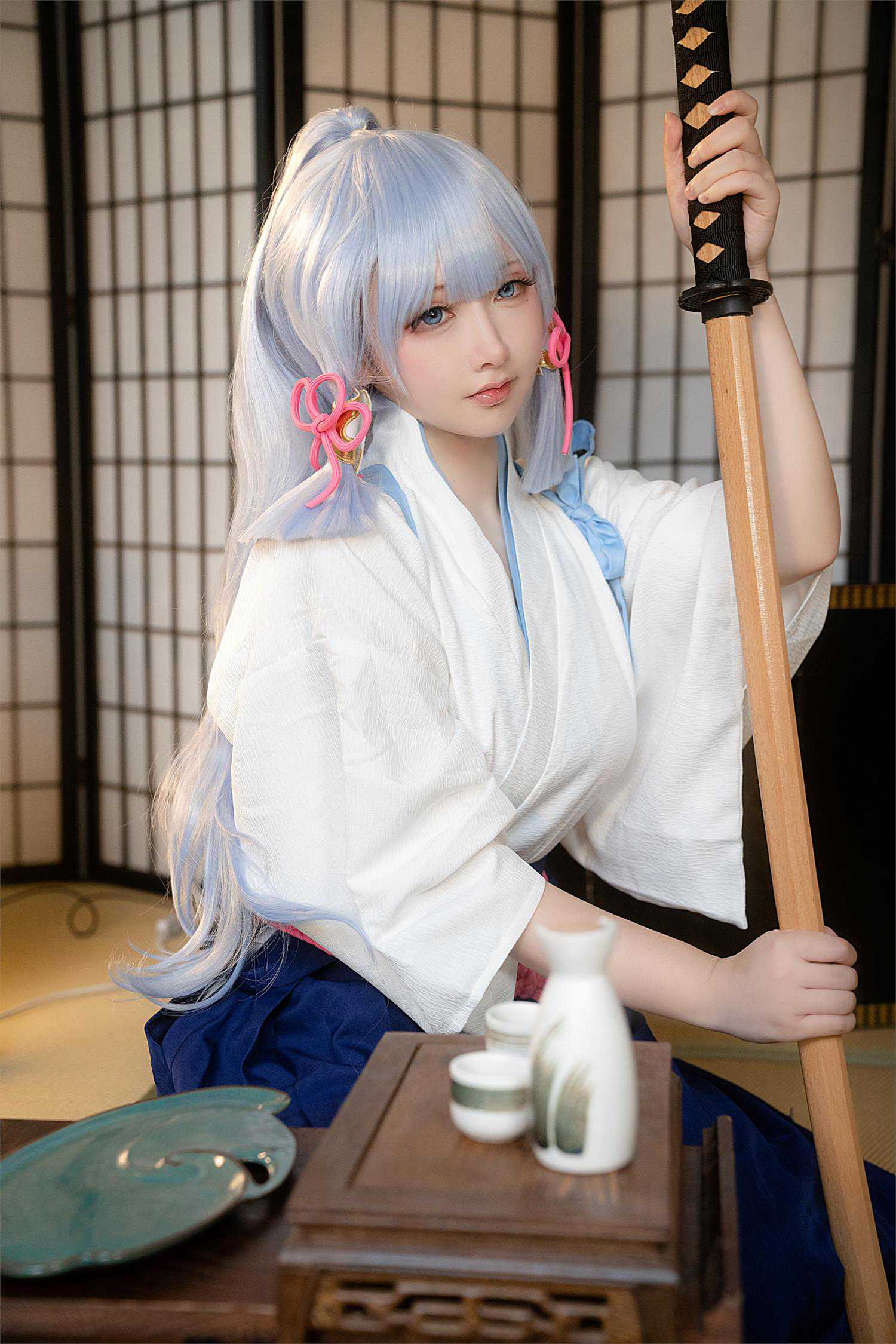 图片[16]-樱梨梨  绫华剑道服[31P] – 速更版-美库