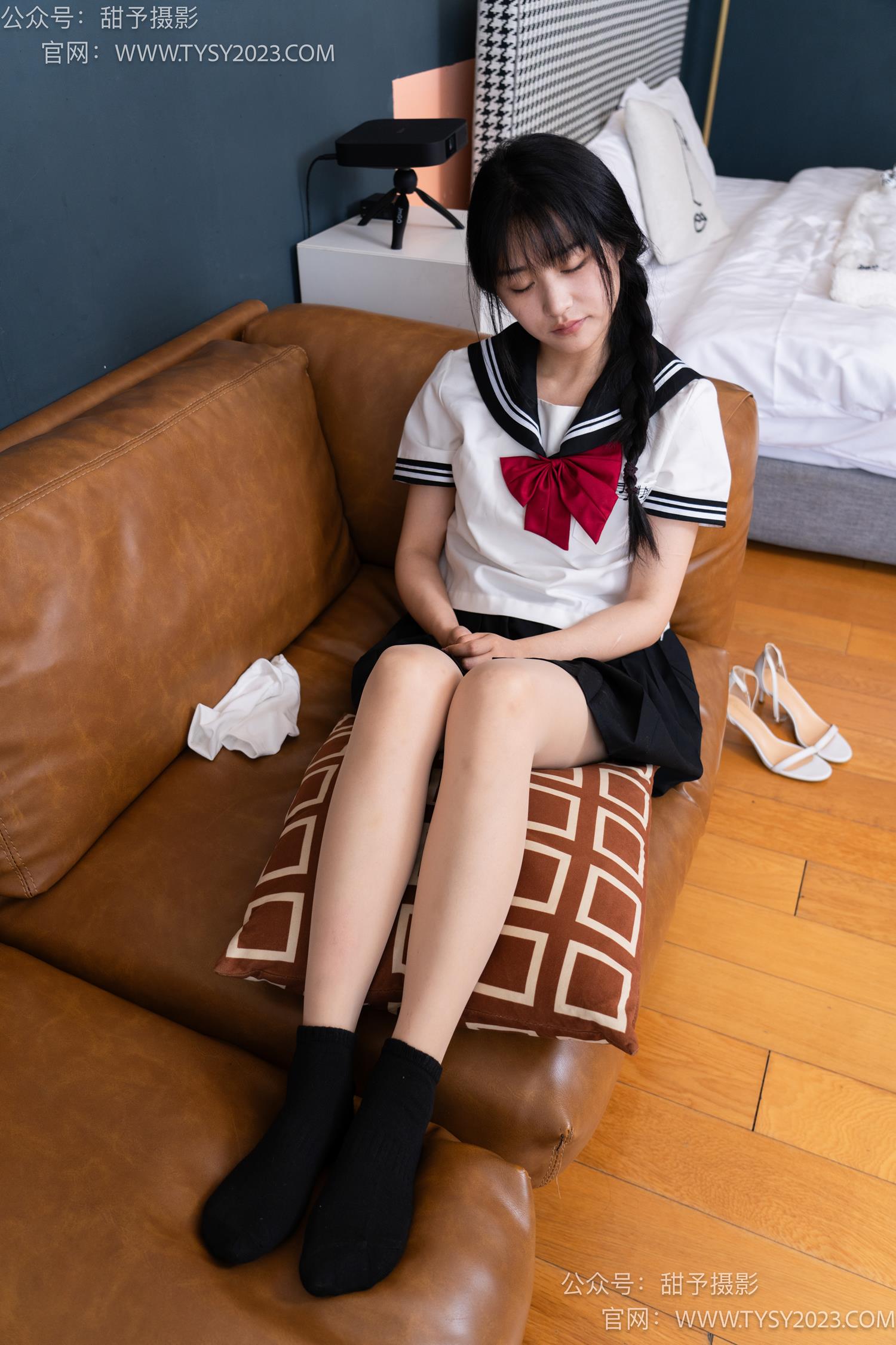 图片[44]-甜予摄影 NO.048 澜澜-皮鞋、凉鞋、白棉袜、黑棉袜、肉丝[143P] – 速更版-美库