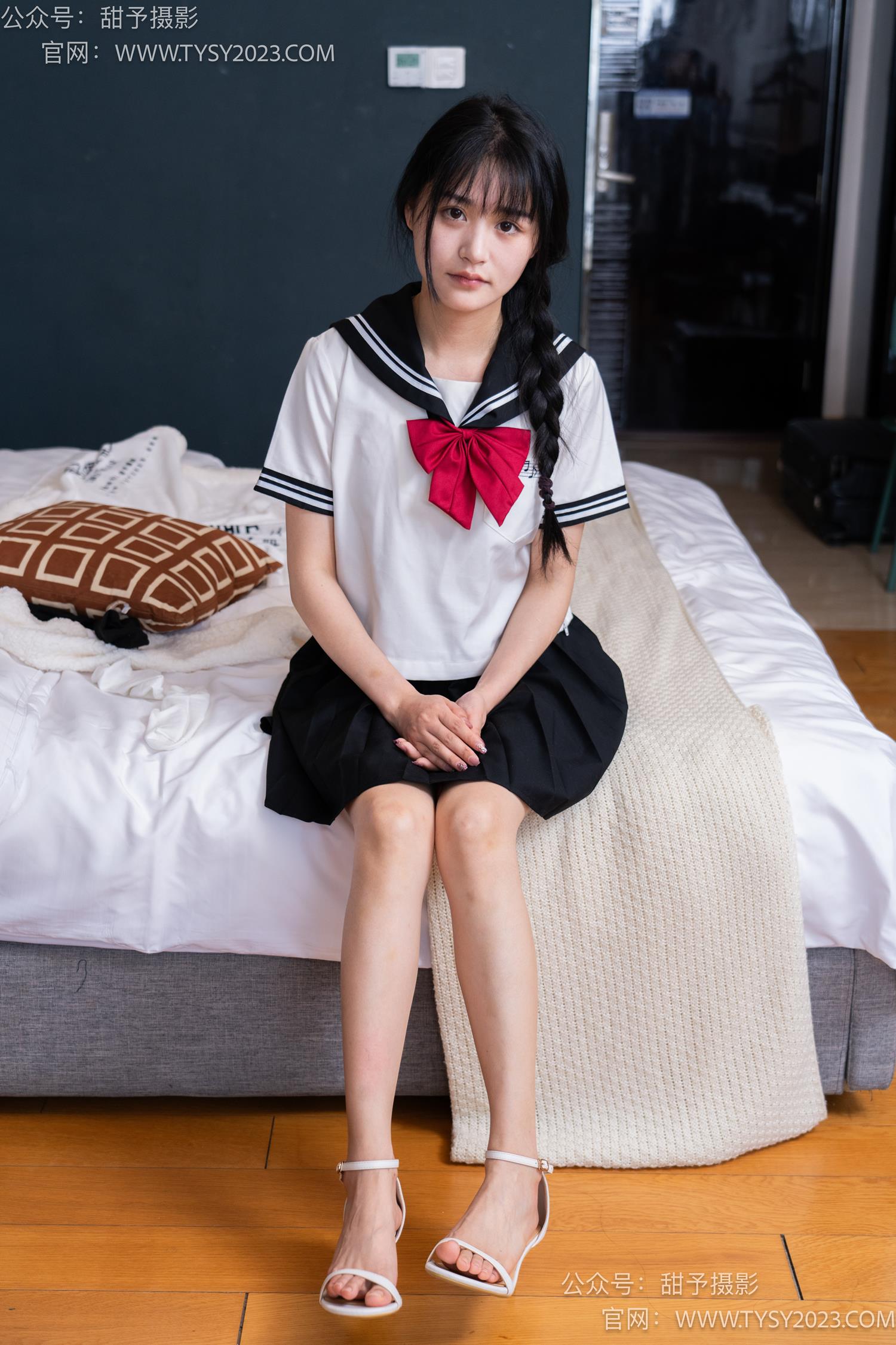 图片[115]-甜予摄影 NO.048 澜澜-皮鞋、凉鞋、白棉袜、黑棉袜、肉丝[143P] – 速更版-美库