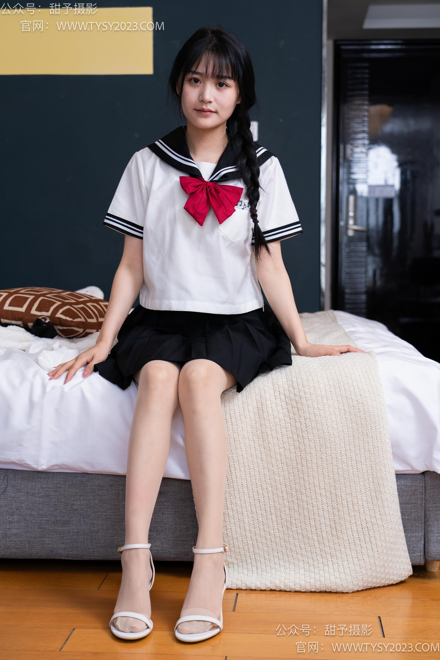 图片[125]-甜予摄影 NO.048 澜澜-皮鞋、凉鞋、白棉袜、黑棉袜、肉丝[143P] – 速更版-美库