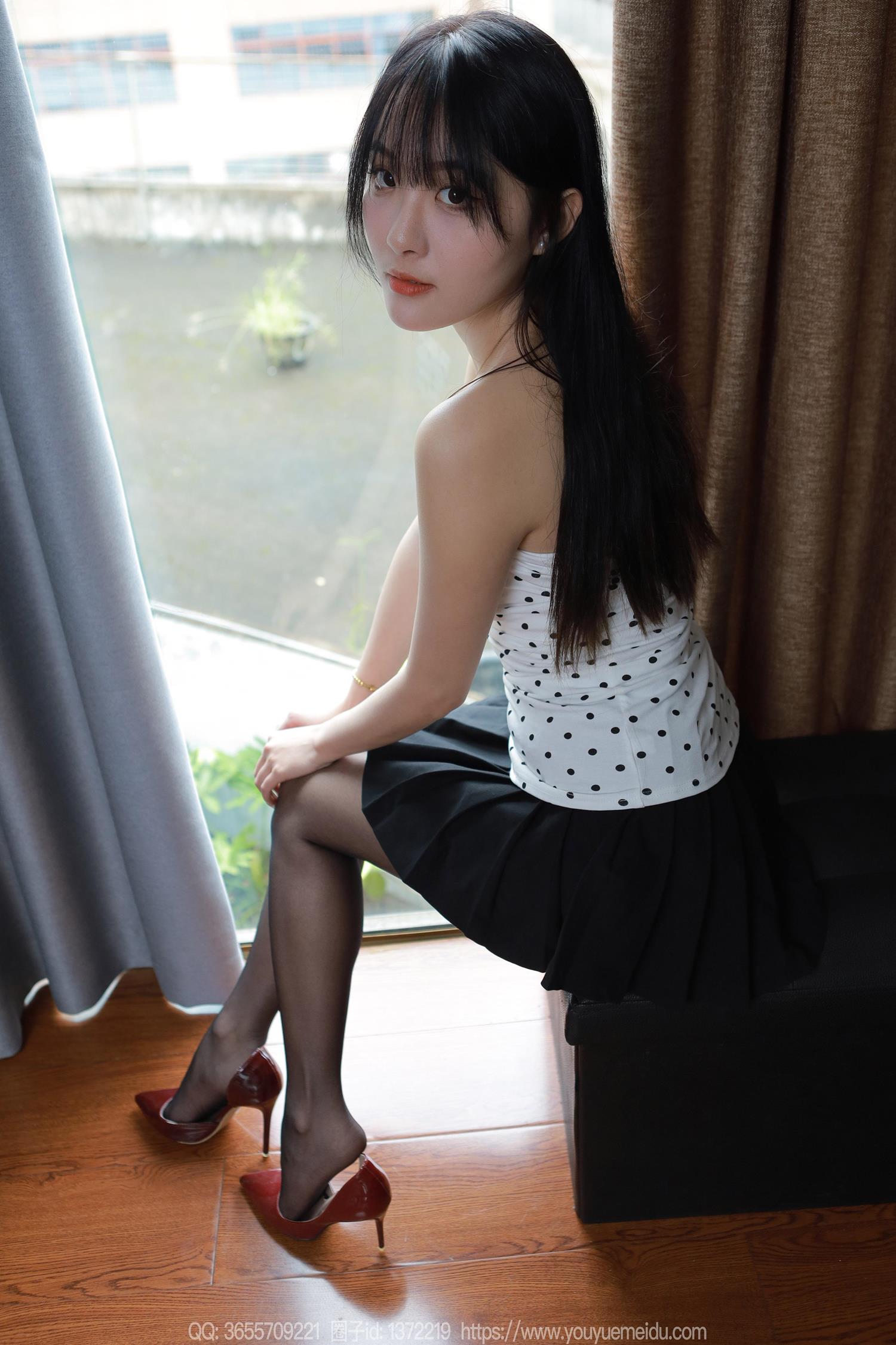 图片[10]-[IESS异思趣向] 2024.07.16 丝享家1795：婉萍《波点短裙》[87P] – 速更版-美库