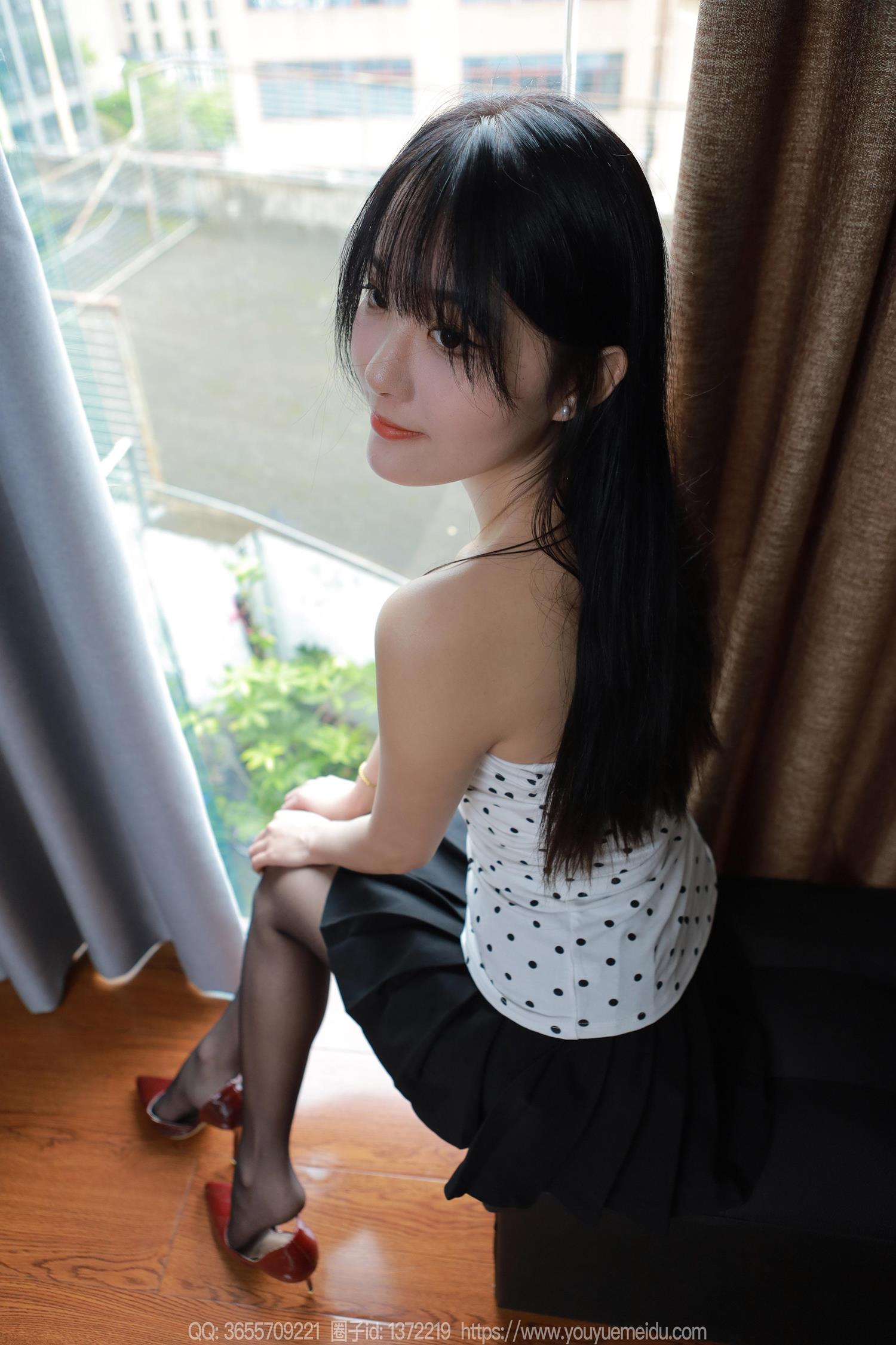 图片[11]-[IESS异思趣向] 2024.07.16 丝享家1795：婉萍《波点短裙》[87P] – 速更版-美库