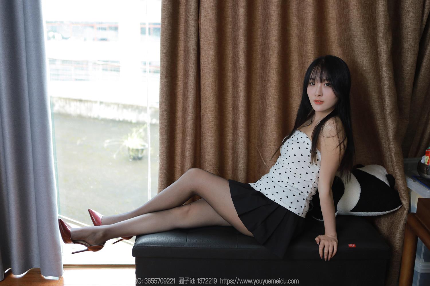 图片[58]-[IESS异思趣向] 2024.07.16 丝享家1795：婉萍《波点短裙》[87P] – 速更版-美库